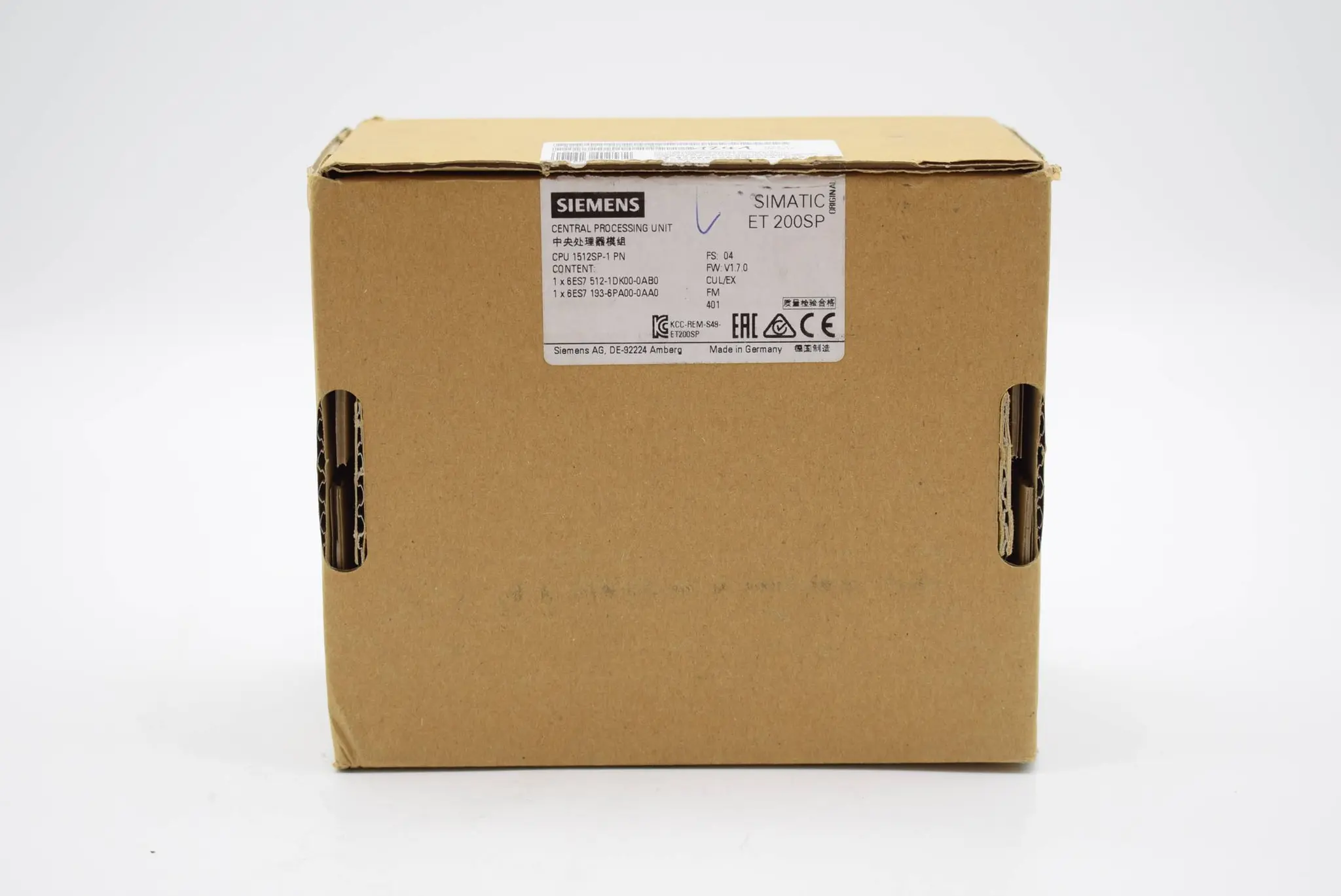 Produktfoto 1 von Siemens simatic CPU1512SP-1PN ET200SP 6ES7 512-1DK00-0AB0 ( 6ES7512-1DK00-0AB0 )