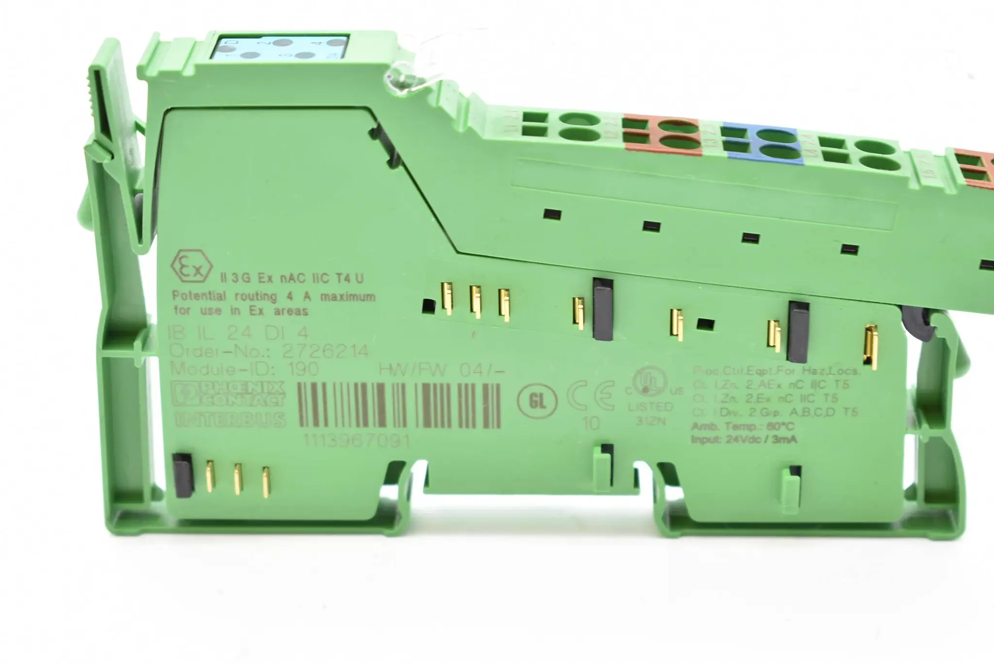 Produktfoto 1 von Phoenix Contact IB IL 24 DI 4 ( 2726214 )