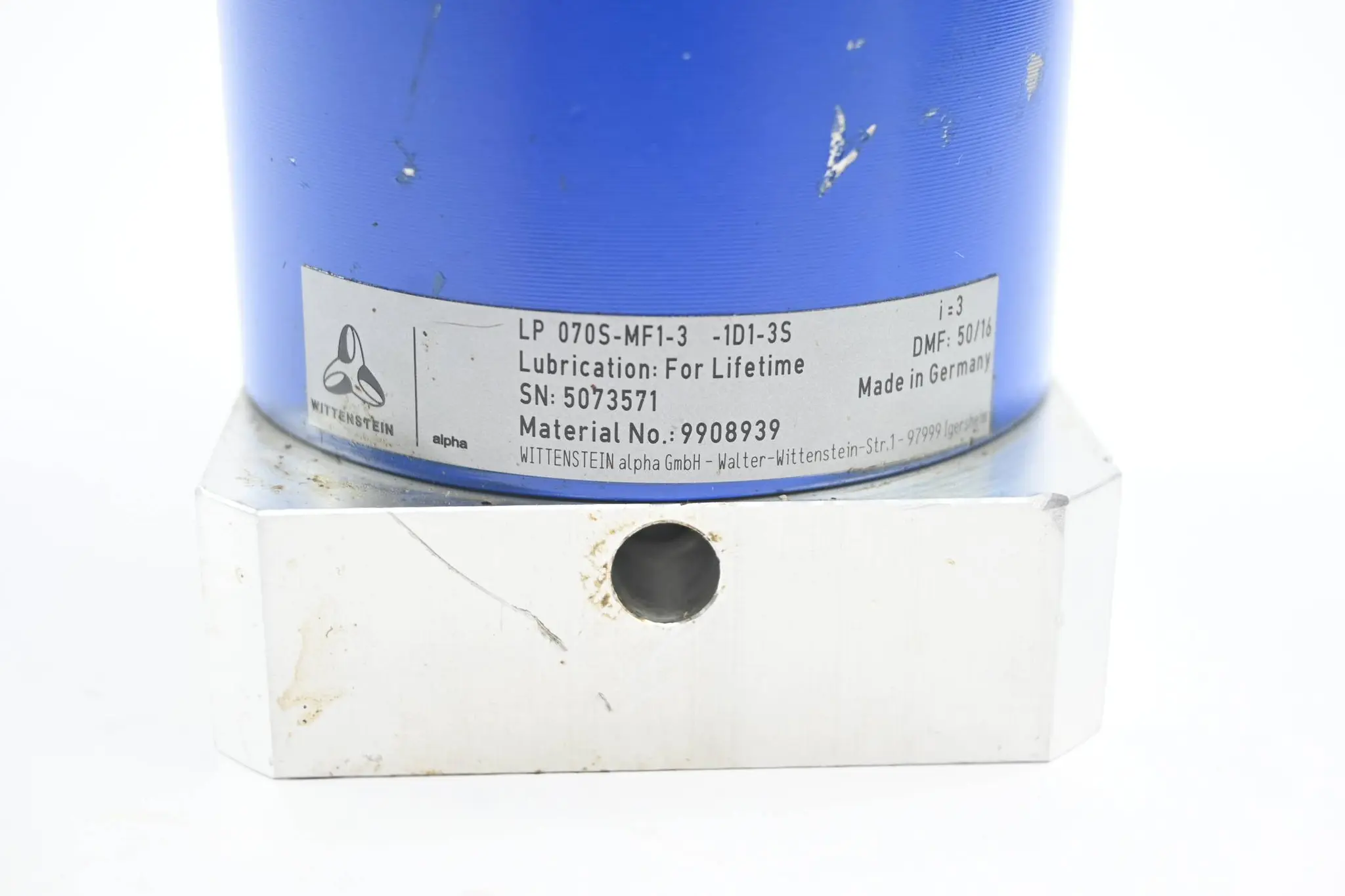 Produktfoto 1 von Wittenstein Planetengetriebe LP 070S-MF1-3-1D1-3S ( LP 070S-MF1-3 -1D1-3S )
