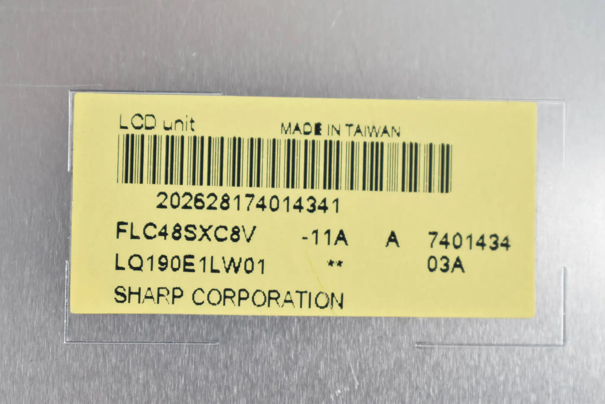 Produktfoto 1 von Sharp 19-zoll LCD Bildschirm FLC48SXC8V-11A