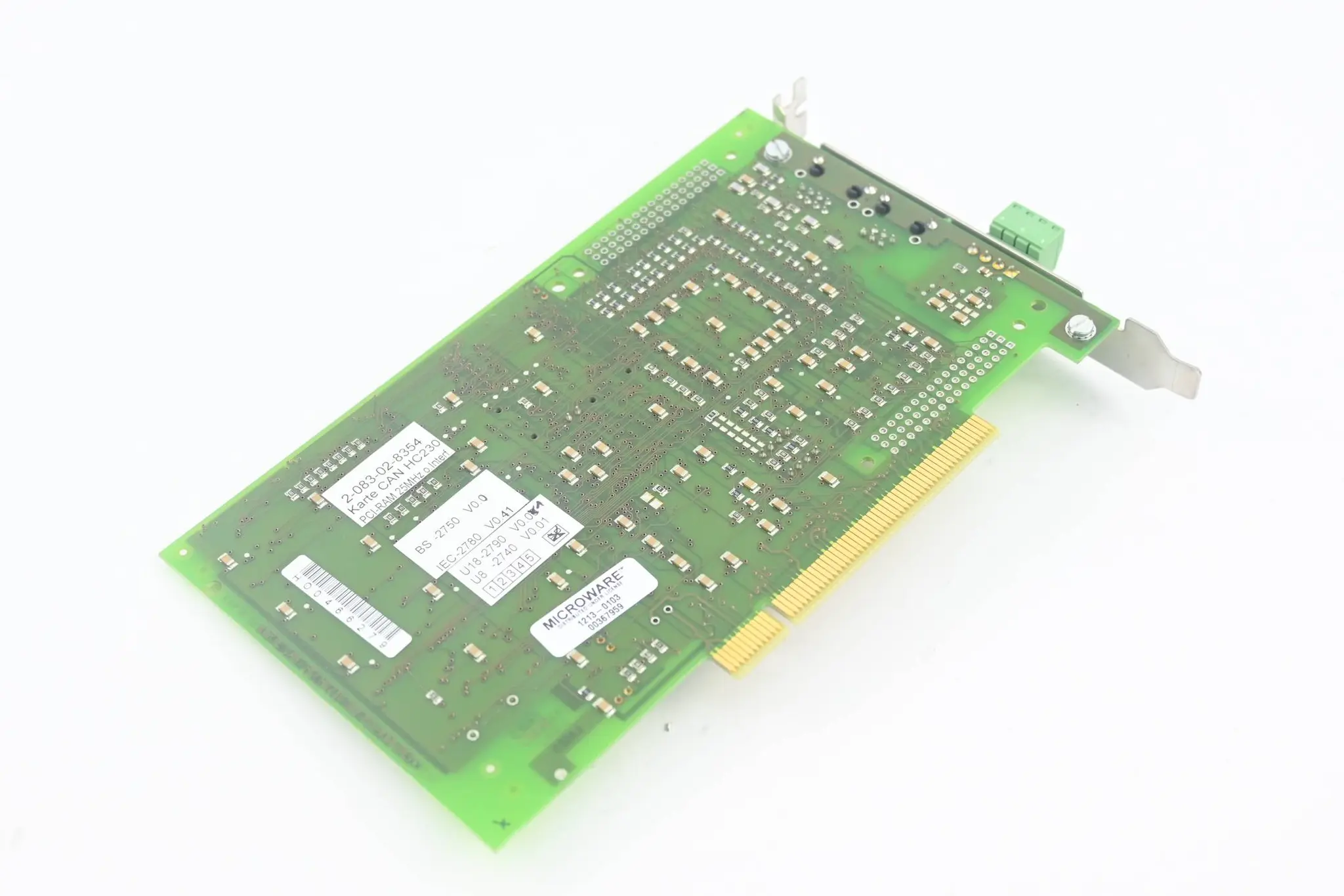 Produktfoto 1 von Microware KarteCAN HC230 PCI-RAM 25 MHz 2-083-02-8354