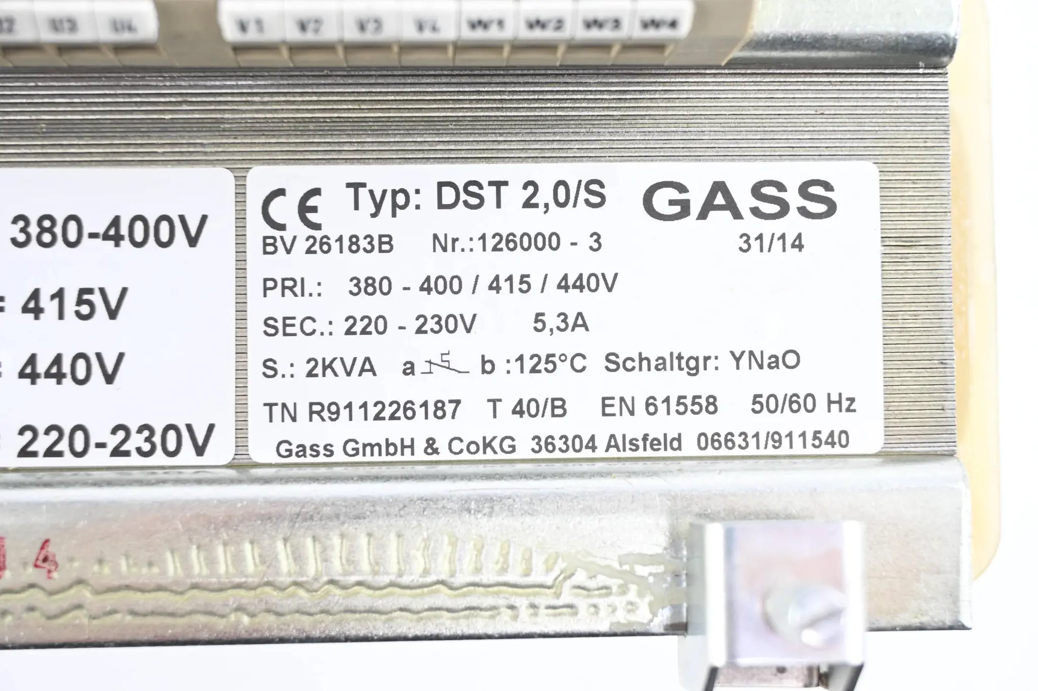 Produktfoto 1 von Gass Dreiphasen-Spartransformator DST 2,0/S