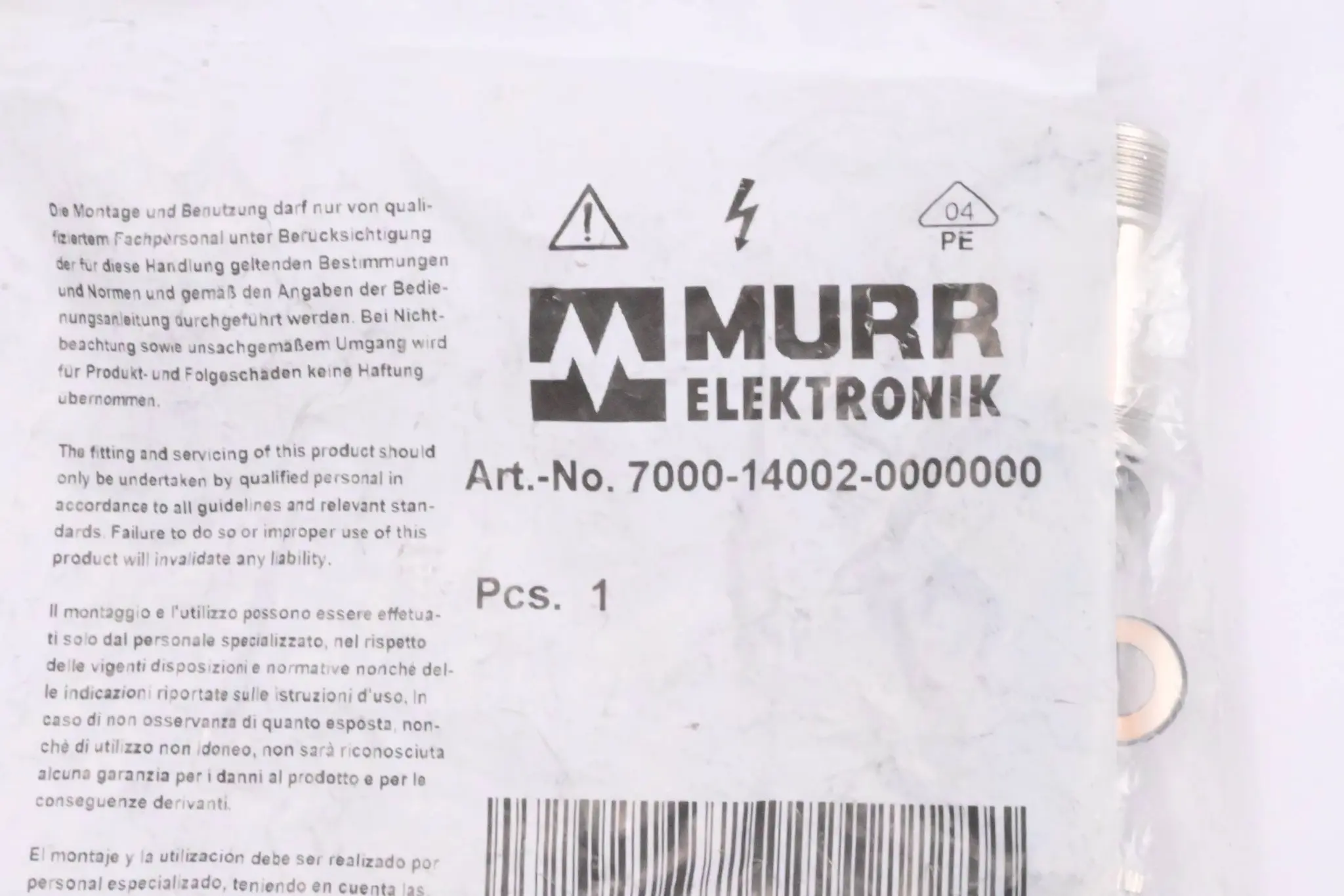 Produktfoto 1 von Murr Elektronik Schraubklemmanschluss 7000-14002-0000000