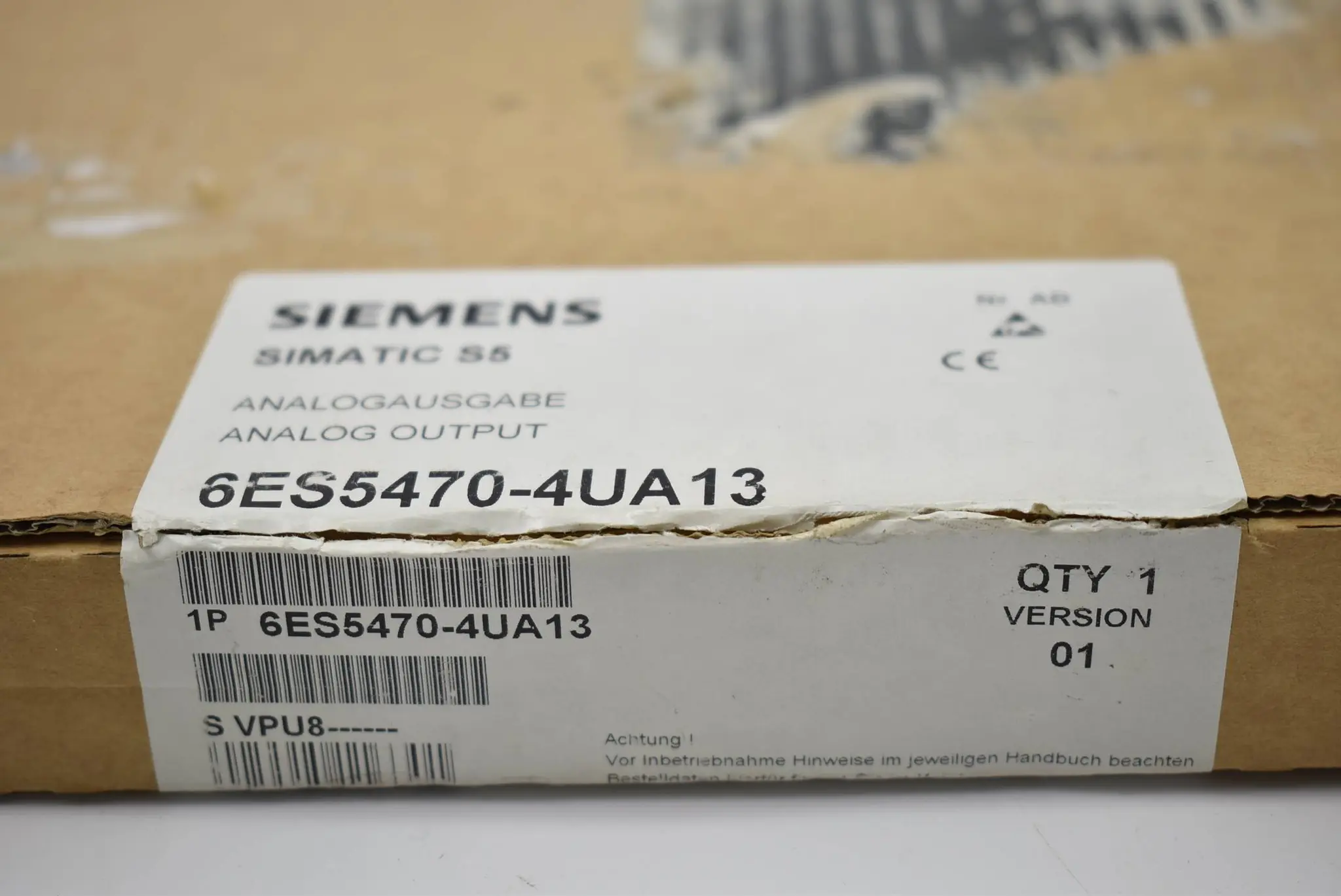 Produktfoto 1 von Siemens simatic S5 Analogausgabe 6ES5 470-4UA13 ( 6ES5470-4UA13 )