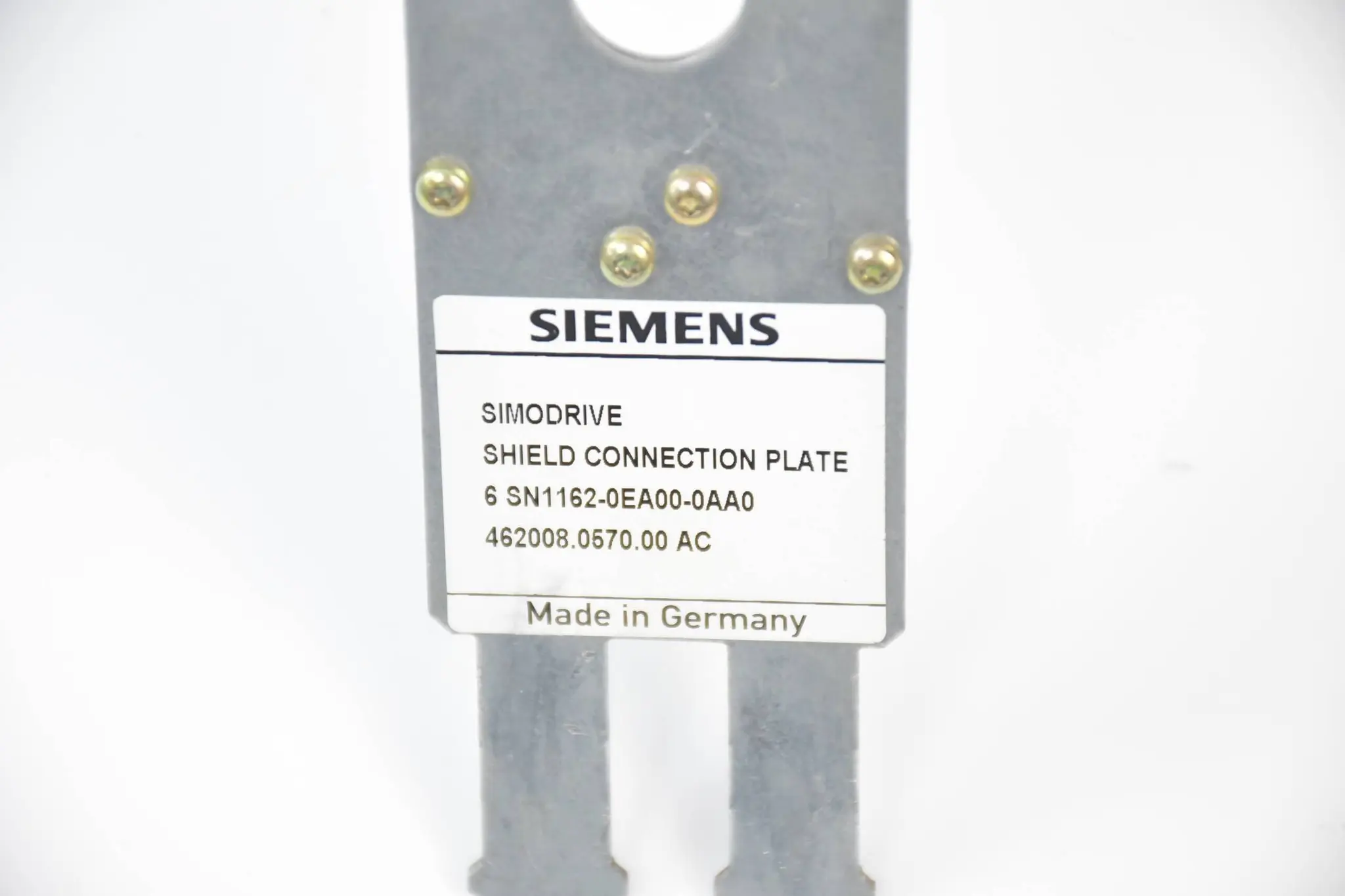 Produktfoto 1 von Siemens Schirmanschlussblech 50mm 6SN1162-0EA00-0AA0 ( 6SN1 162-0EA00-0AA0 )