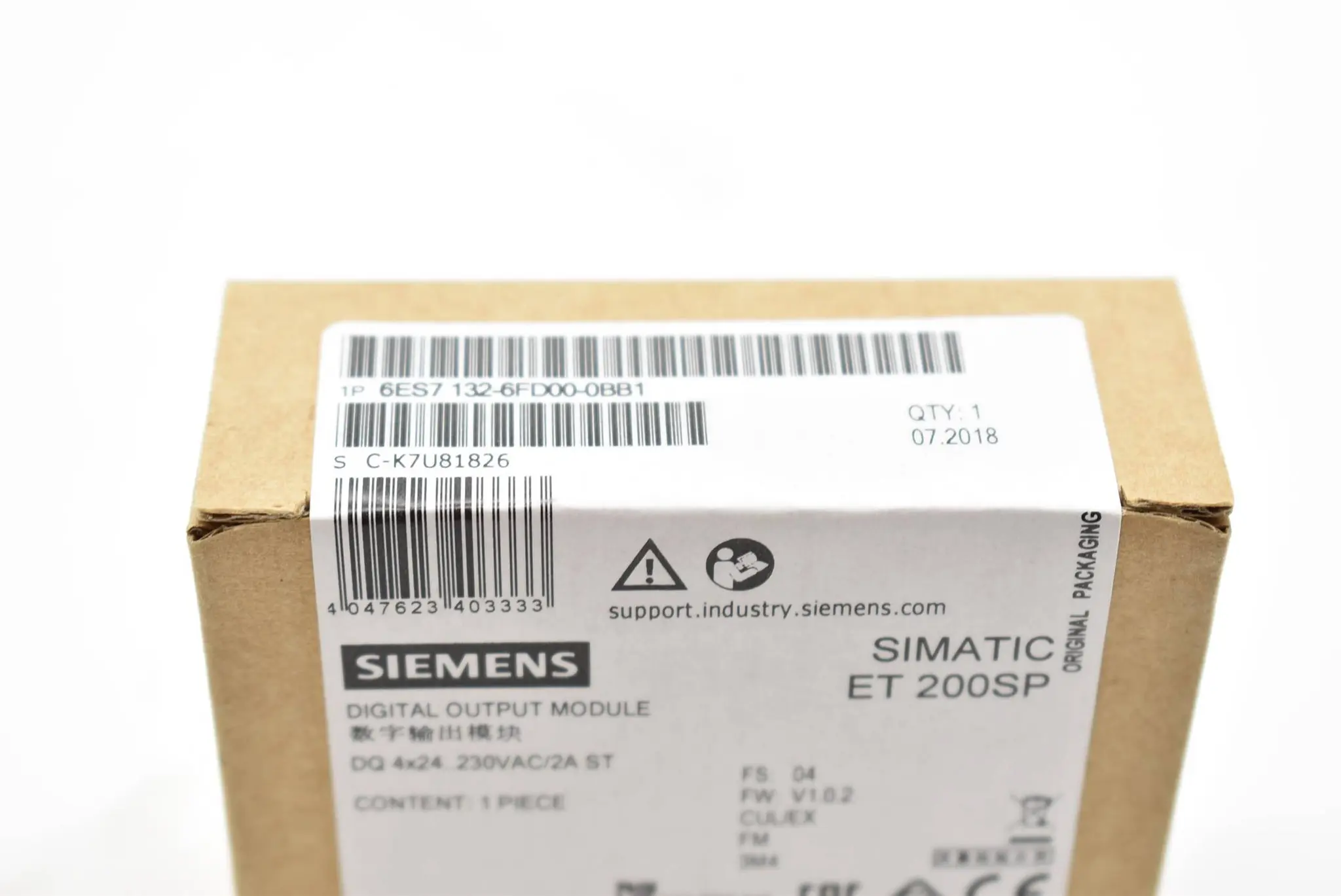 Produktfoto 1 von Siemens simatic ET 200SP 6ES7 132-6FD00-0BB1 ( 6ES7132-6FD00-0BB1 ) E.4