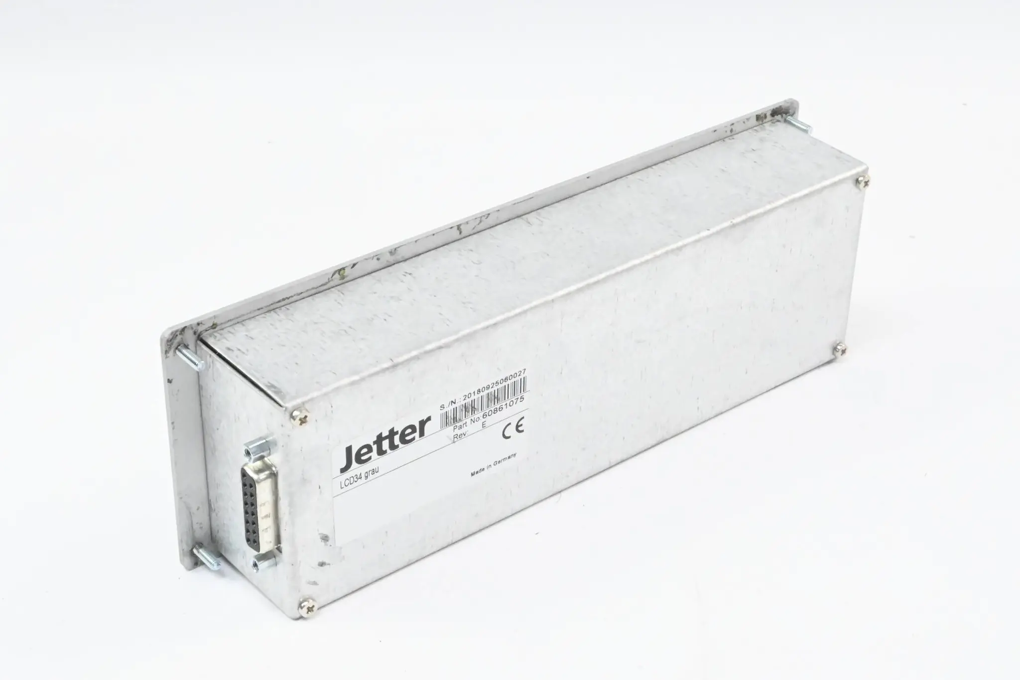 Produktfoto 1 von Jetter Bedienpanel LCD34 grau ( 60861075 ) Rev. E