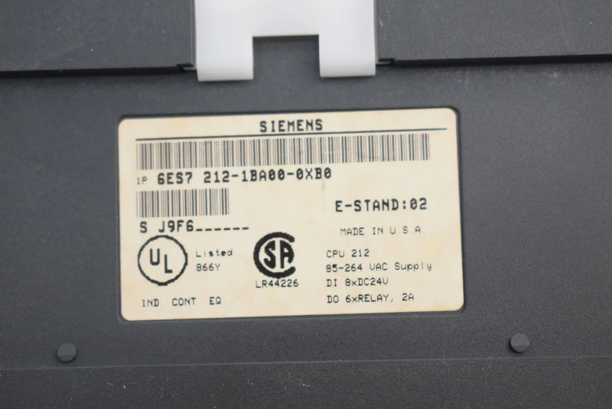 Produktfoto 1 von Siemens simatic S7-200 CPU 212 6ES7212-1BA00-0XB0 ( 6ES7 212-1BA00-0XB0 ) E:02