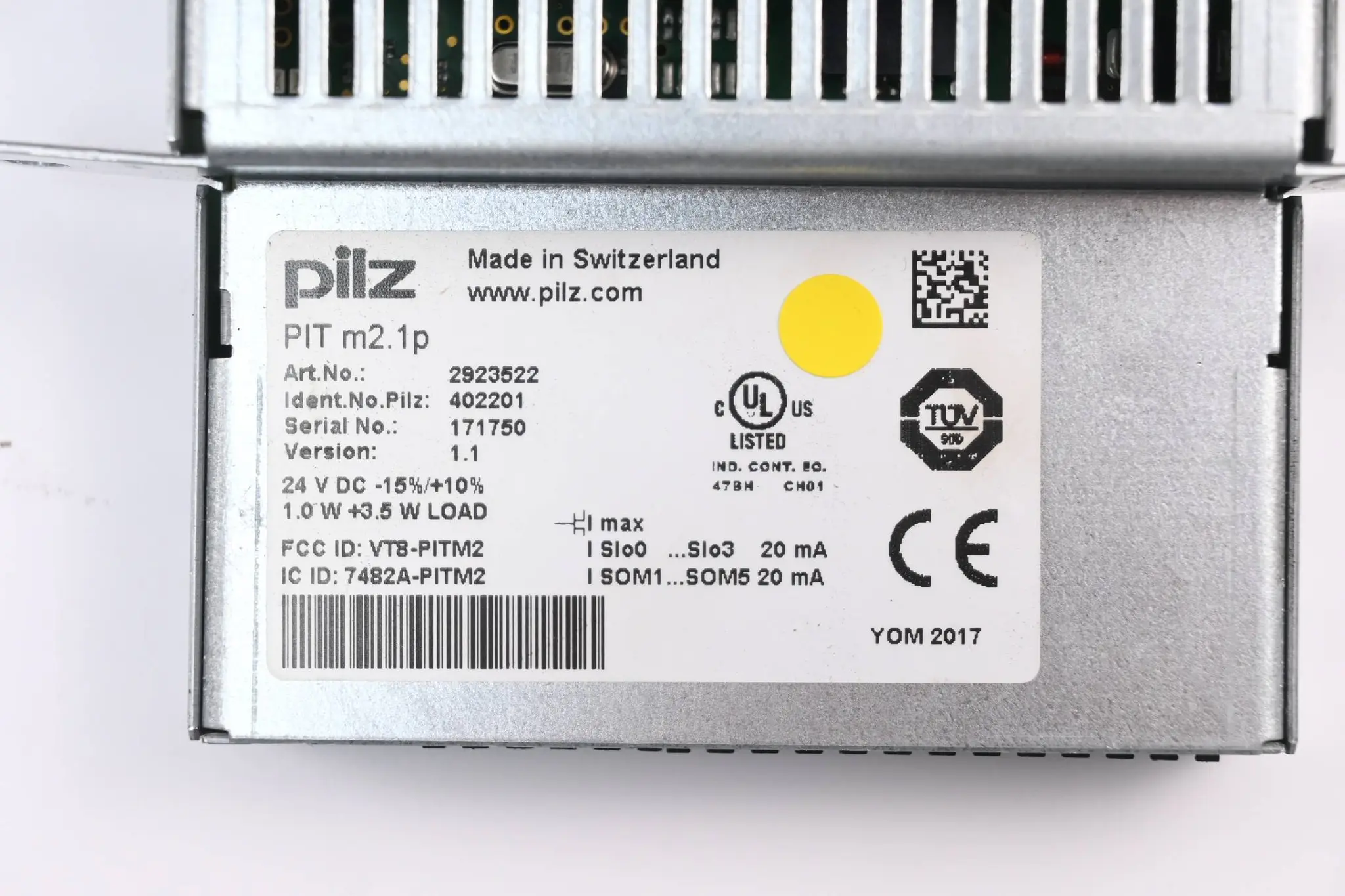 Produktfoto 1 von Pilz PIT m2.1p ( 2923522 )