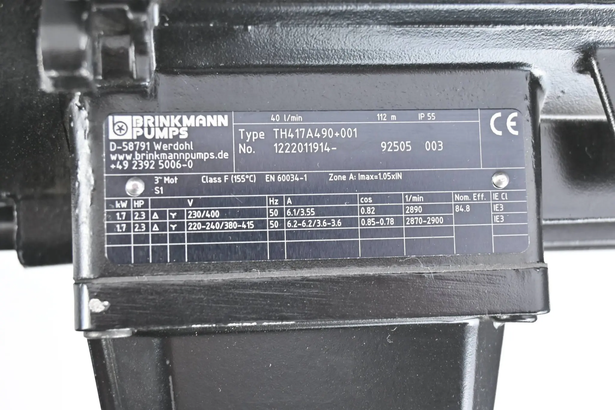 Produktfoto 1 von Brinkmann Tauchpumpe TH417A490+001 ( 40l/min )