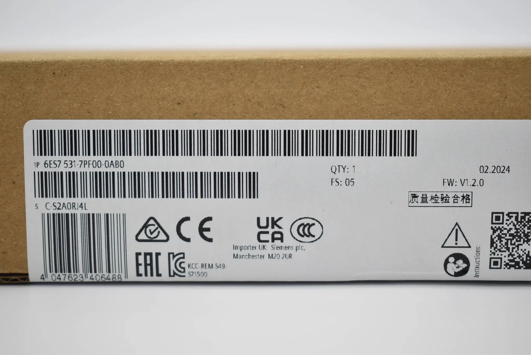 Produktfoto 1 von Siemens simatic S7-1500 analog 6ES7 531-7PF00-0AB0 ( 6ES7531-7PF00-0AB0 ) E05