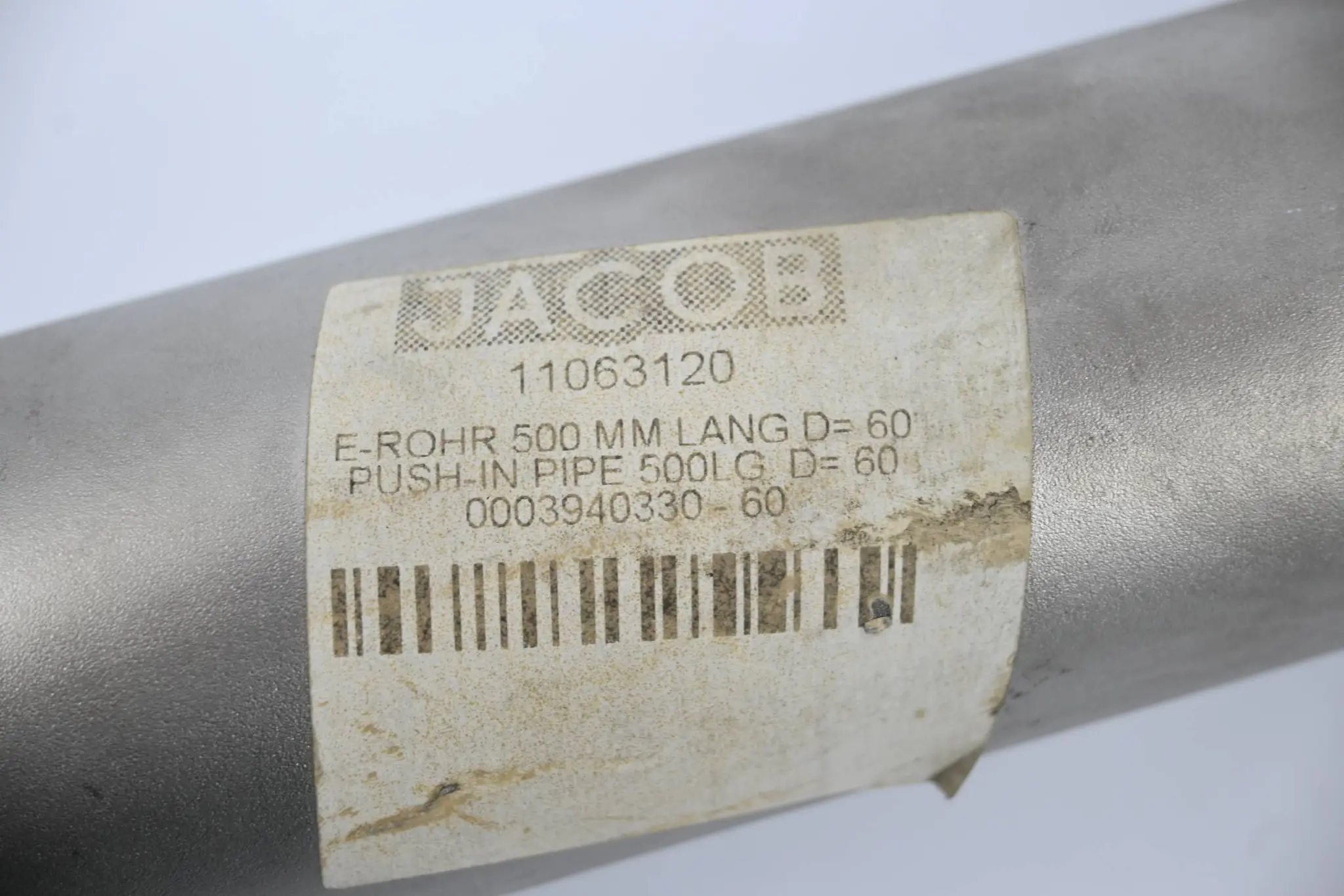 Produktfoto 1 von Jacob Einschiebrohr 500mm lang D=60 ( 11063120 )