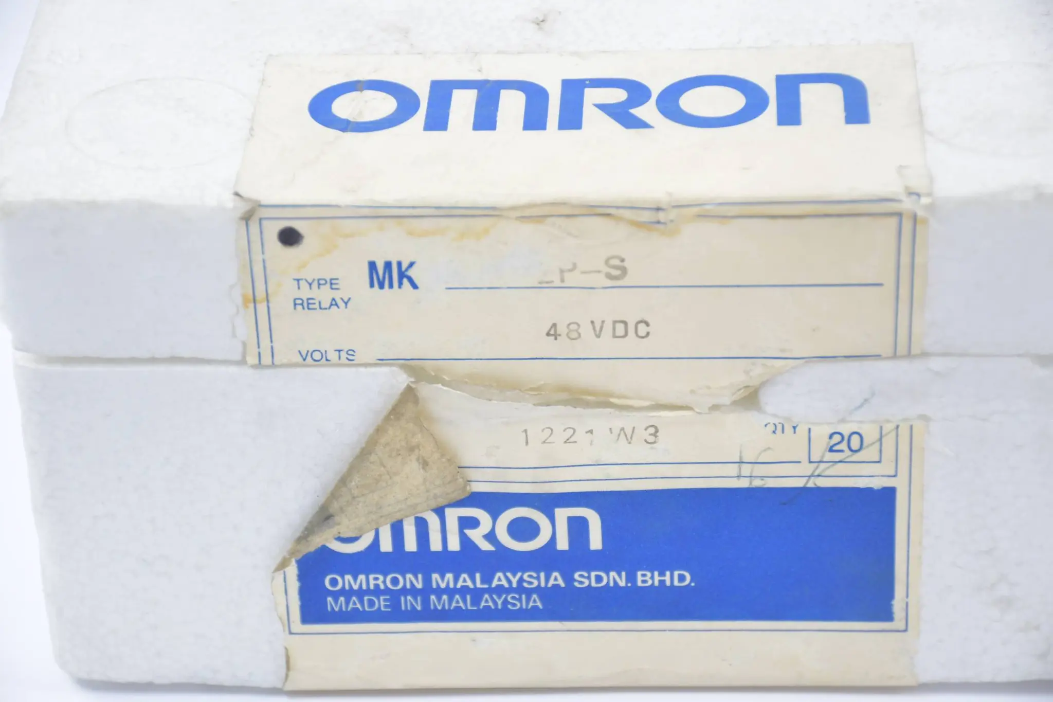 Produktfoto 1 von Omron Universalrelais 48 VDC ( MK2P-2 ) 10 Stück