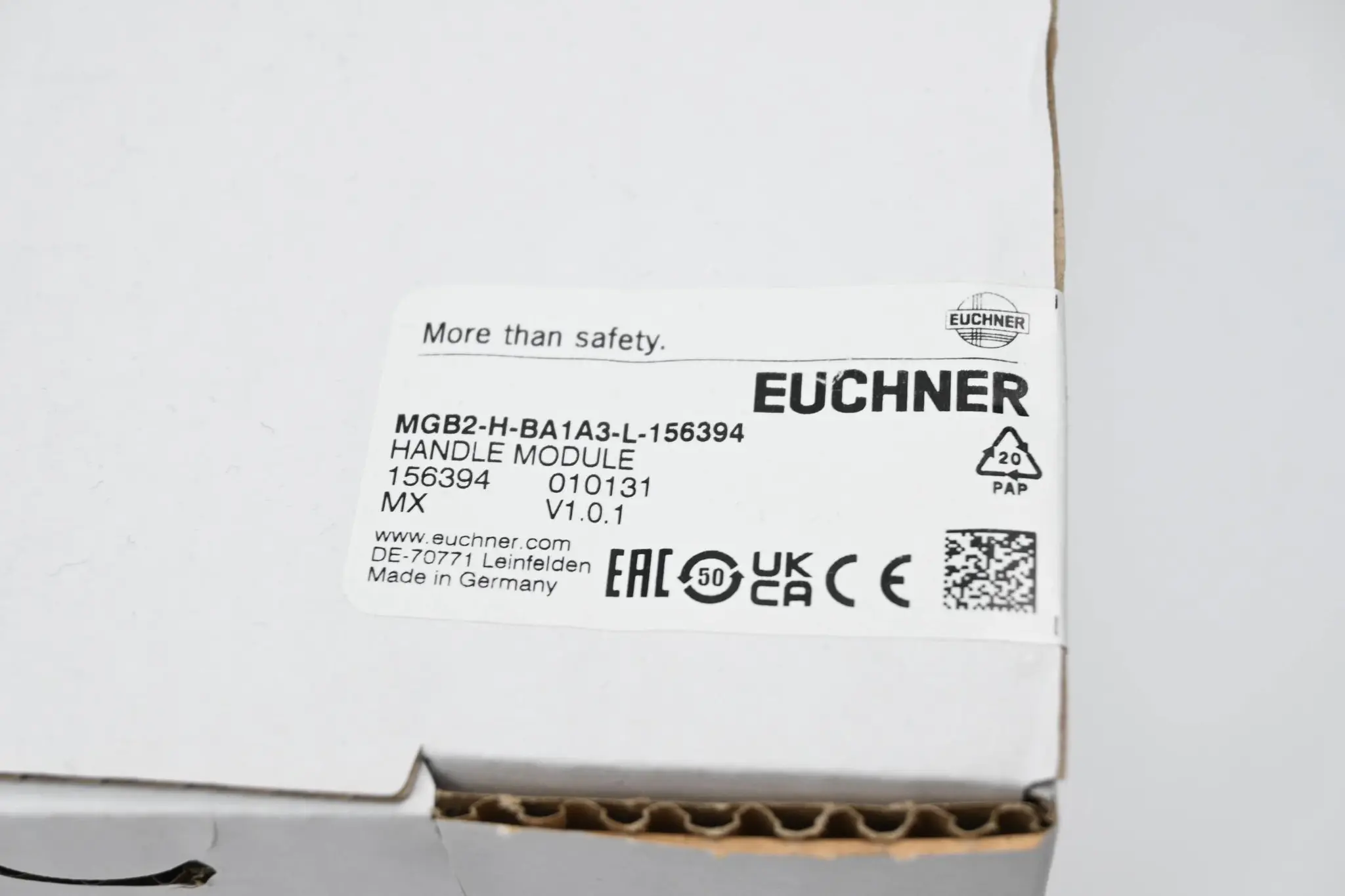 Produktfoto 1 von Euchner Handle Module MGB2-H-BA1A3-L-156394 ( 156394 )