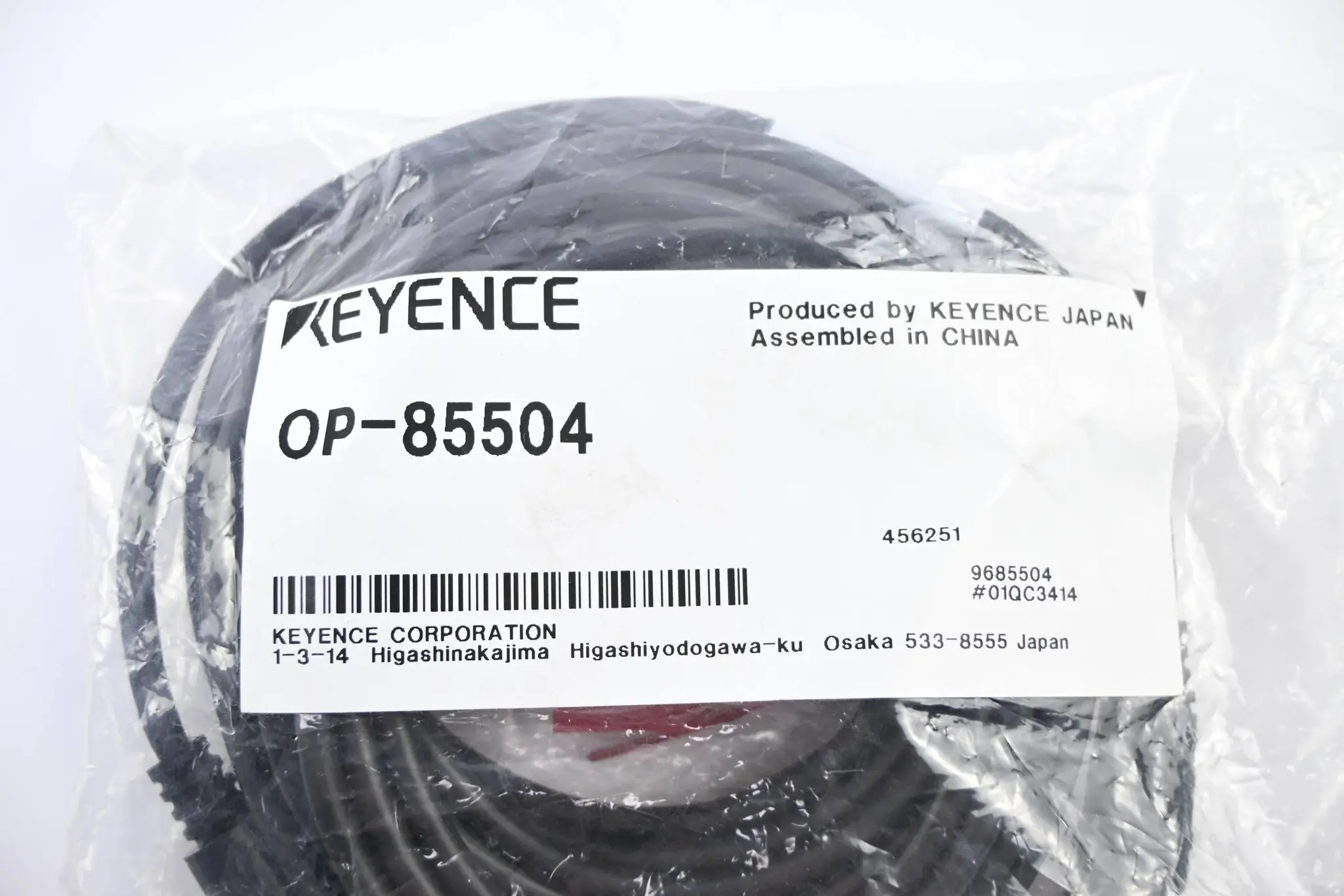 Produktfoto 1 von Keyence M12-Anschlusskabel OP-85504 ( 5,0m )