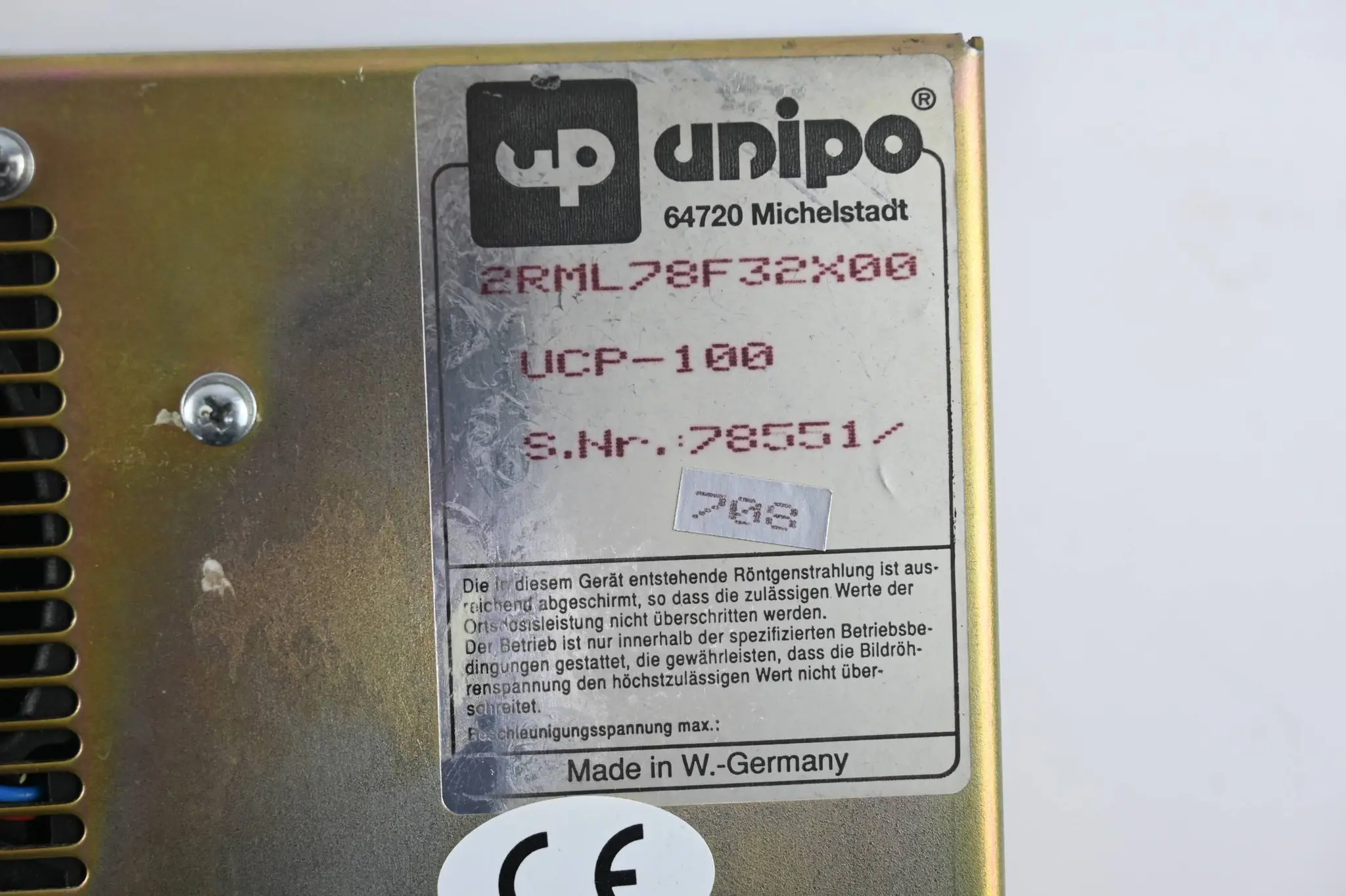 Produktfoto 1 von Unipo Operator Panel UCP-100 ( 2RML78F32X00 )