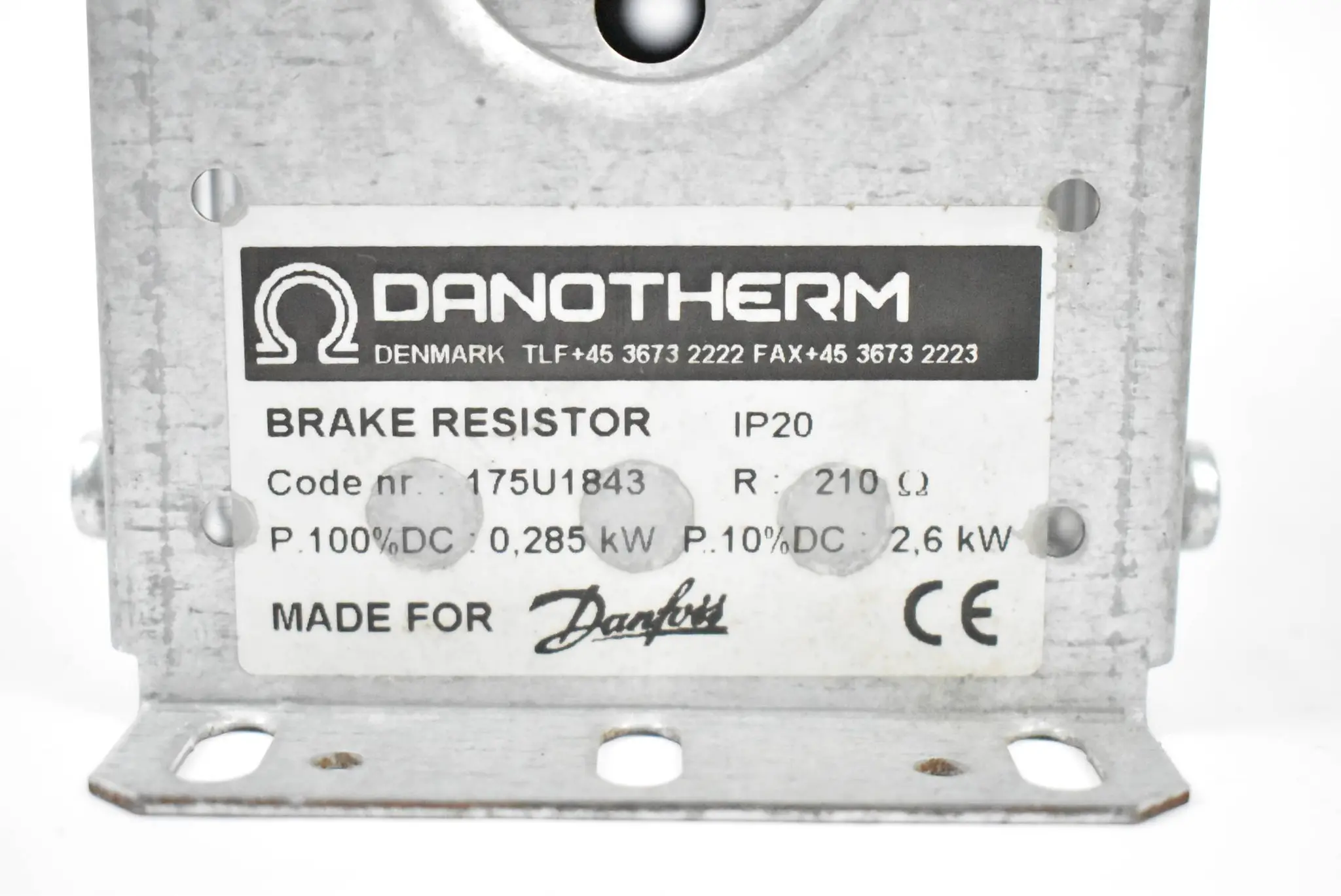 Produktfoto 1 von Danfoss Danotherm Bremswiderstand 175U1843