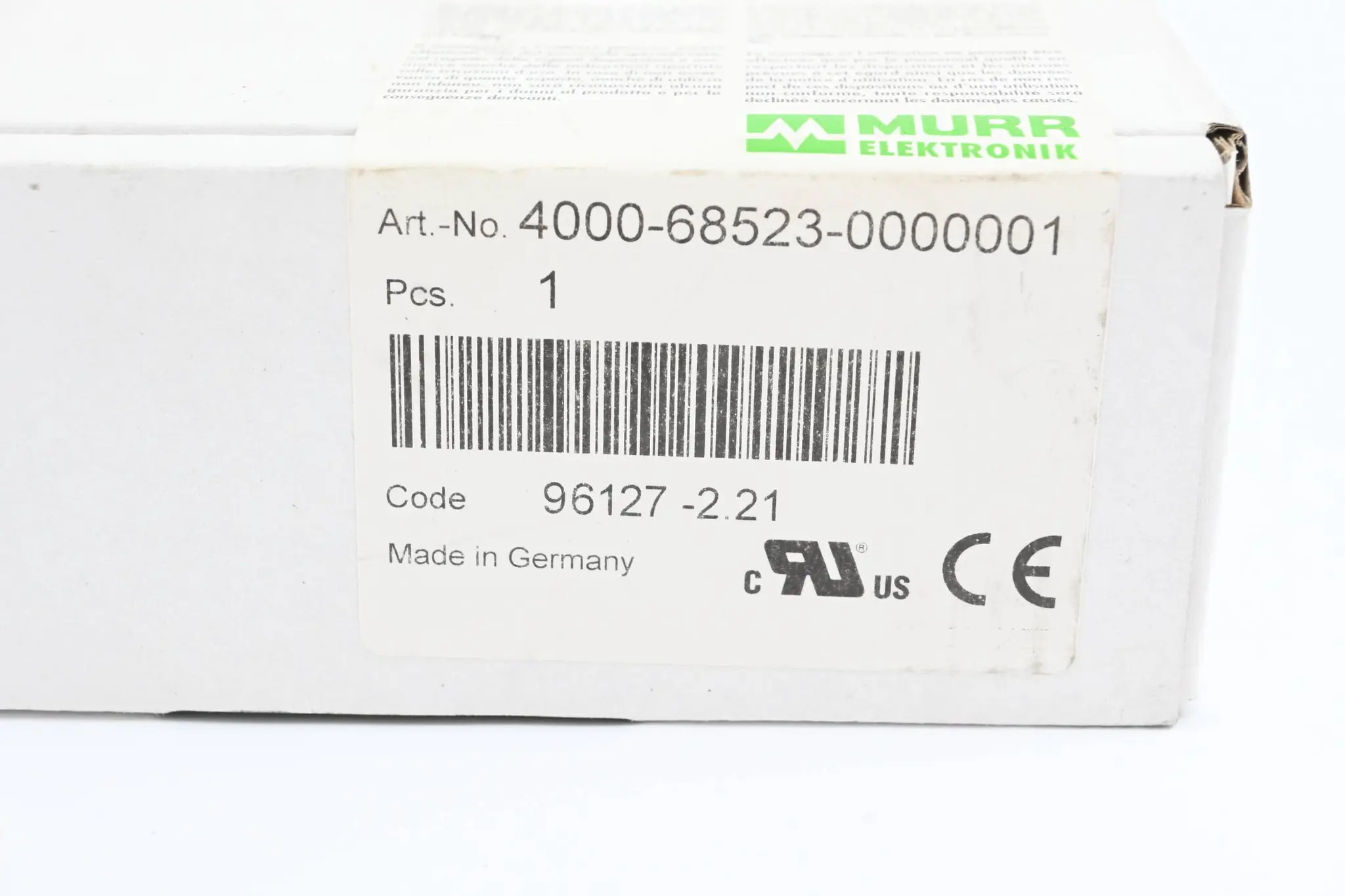 Produktfoto 1 von Murr Elektronik Modlink MSDD Einbaurahmen 2-fach metallic 4000-68523-0000001