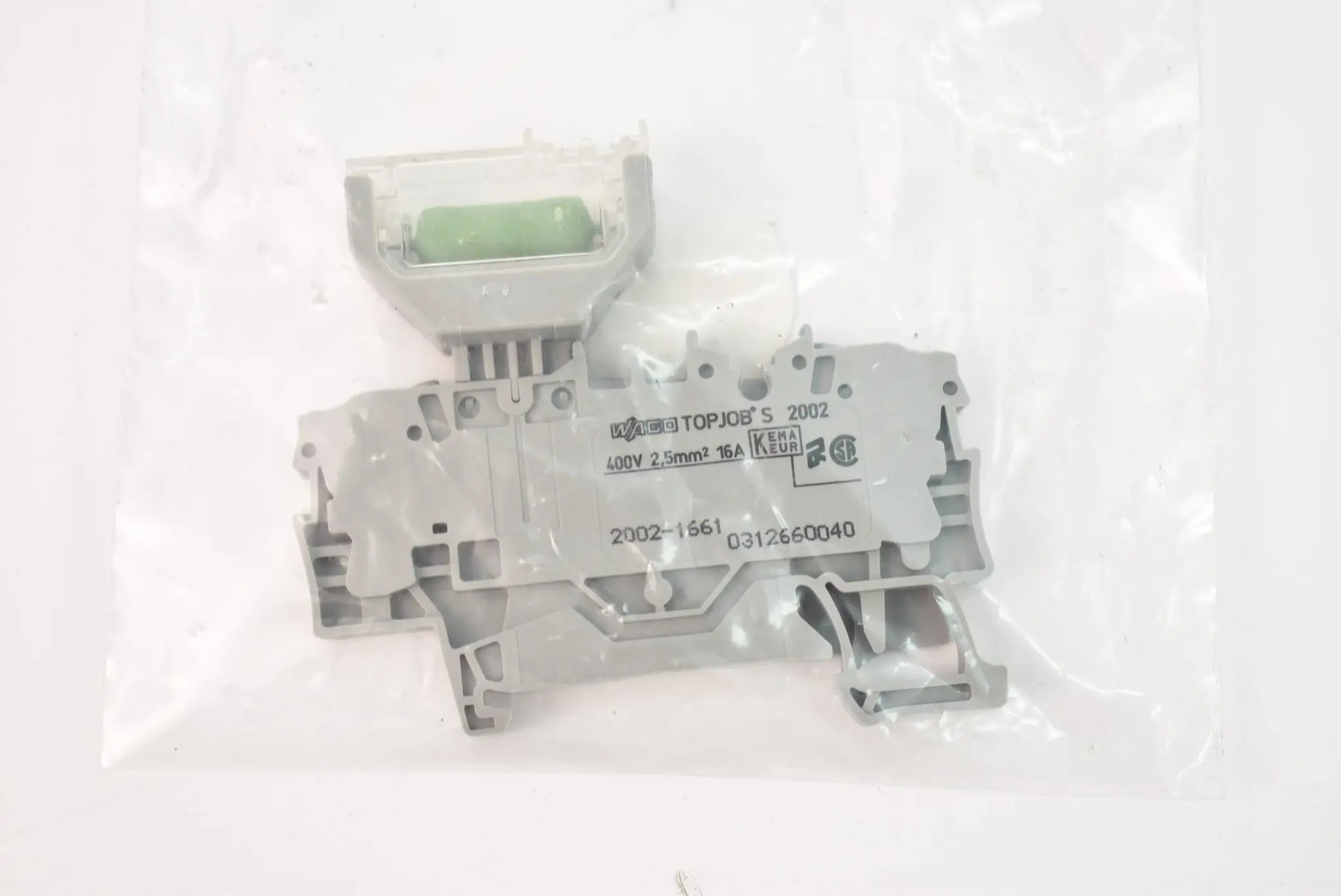 Produktfoto 1 von Wago Terminal Block 2002-1661 inkl. Stecker 56 Ohm