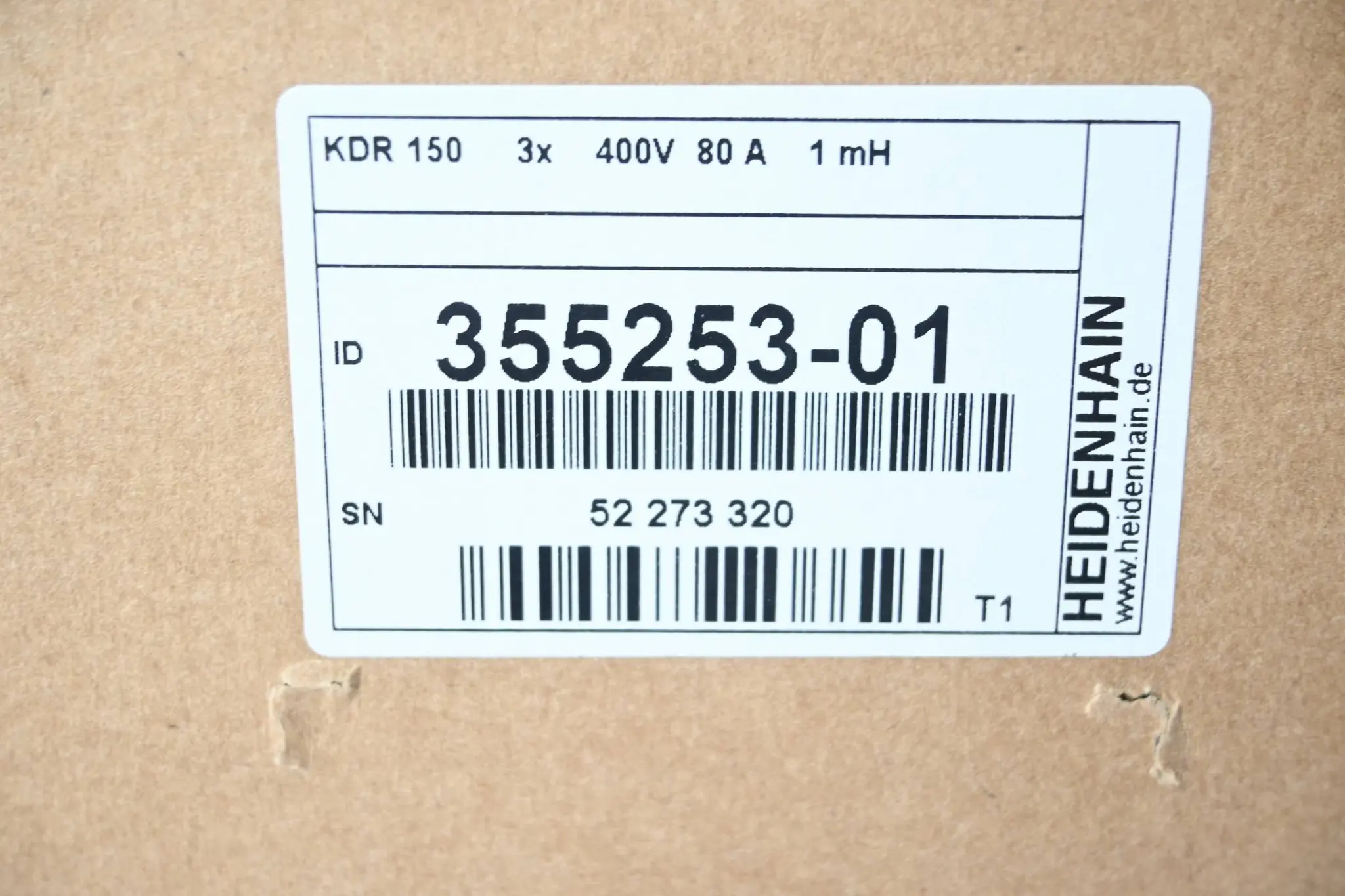 Produktfoto 1 von Heidenhain Kommutierungsdrossel KDR 150 ( 355253-01 ) Ver. T1