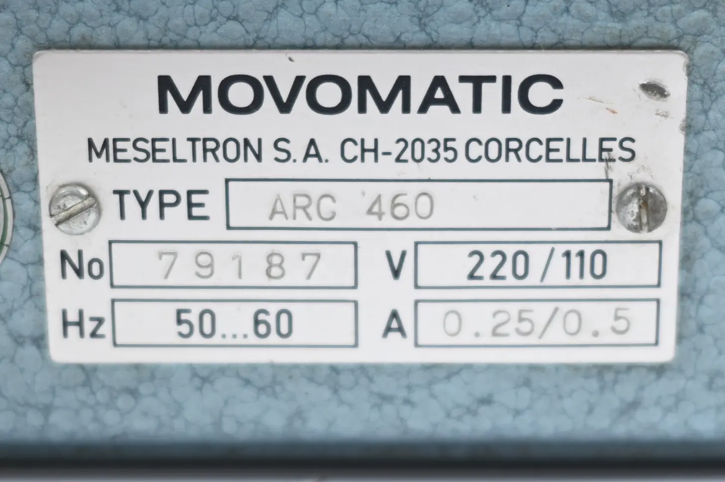 Produktfoto 1 von Stotz Movomatic ARC 4602 ( ARC4602 ) 220/110V 50-60Hz