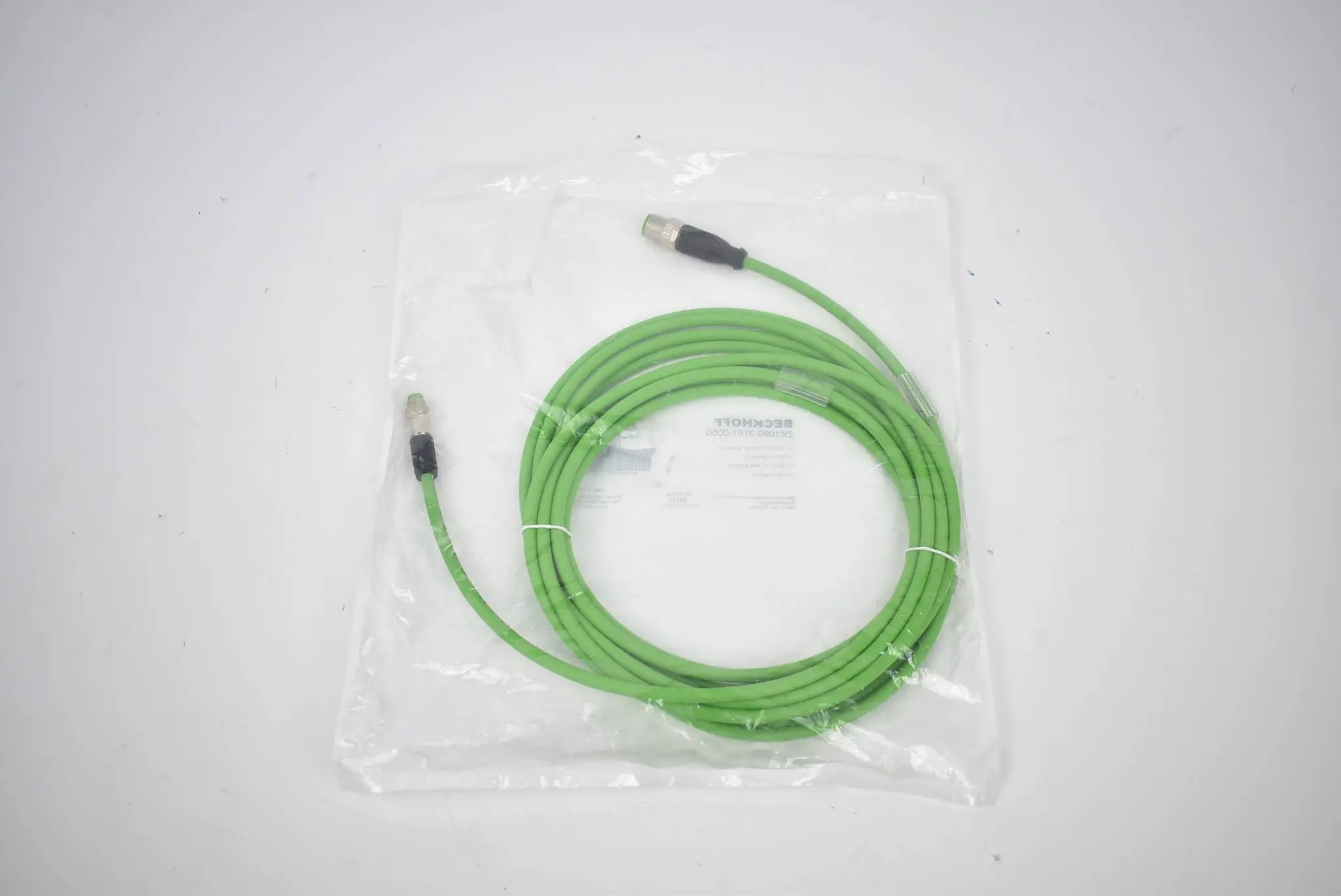 Produktfoto 1 von Beckhoff EtherCAT-Leitung 5m M12 Stecker gerade ZK1090-3161-0050