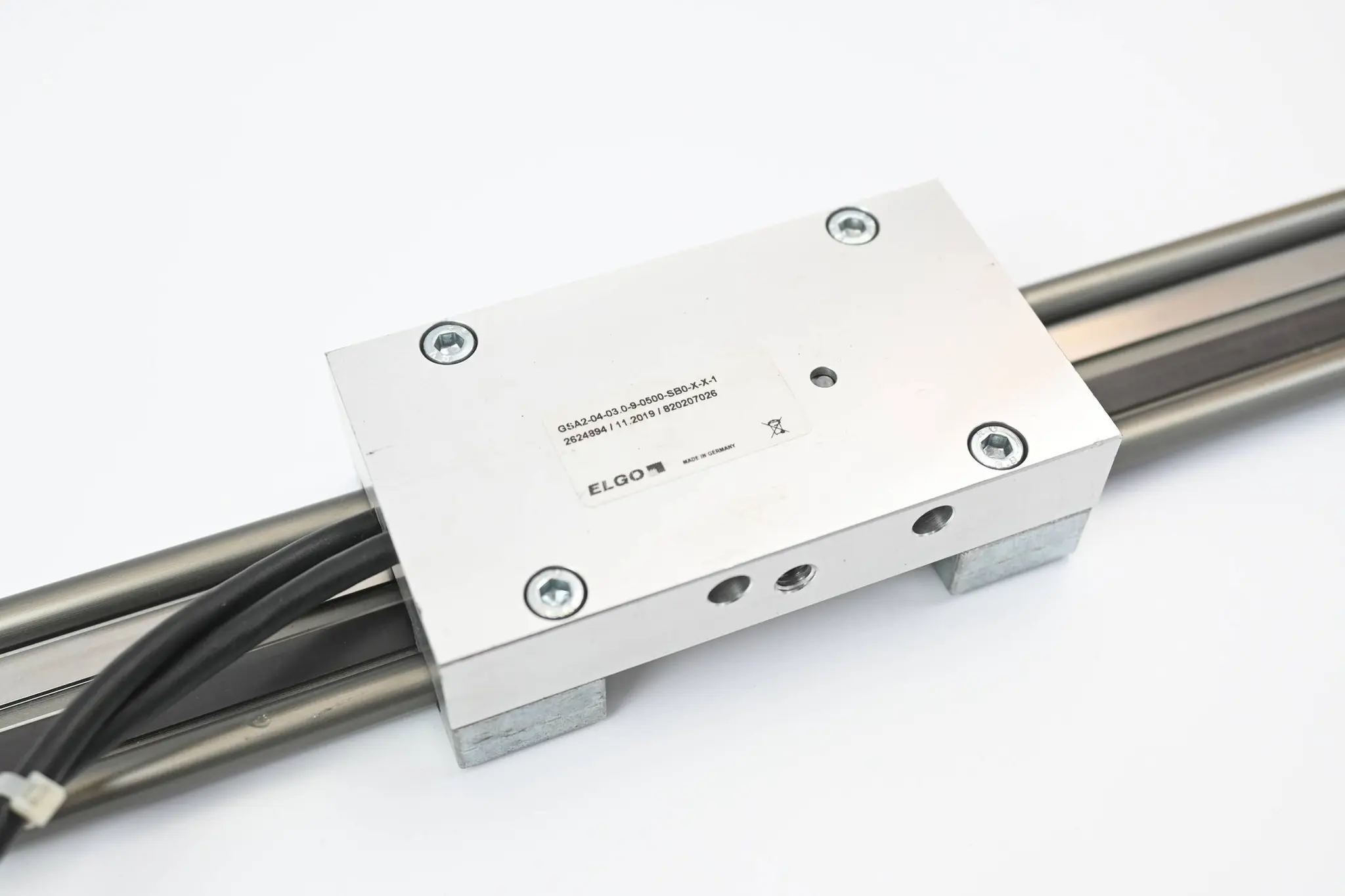 Produktfoto 1 von Elgo GSA2 Geführte Linear-Encoder-Einheit GSA2-04-03.0-9-0500-SB0-X-X-1