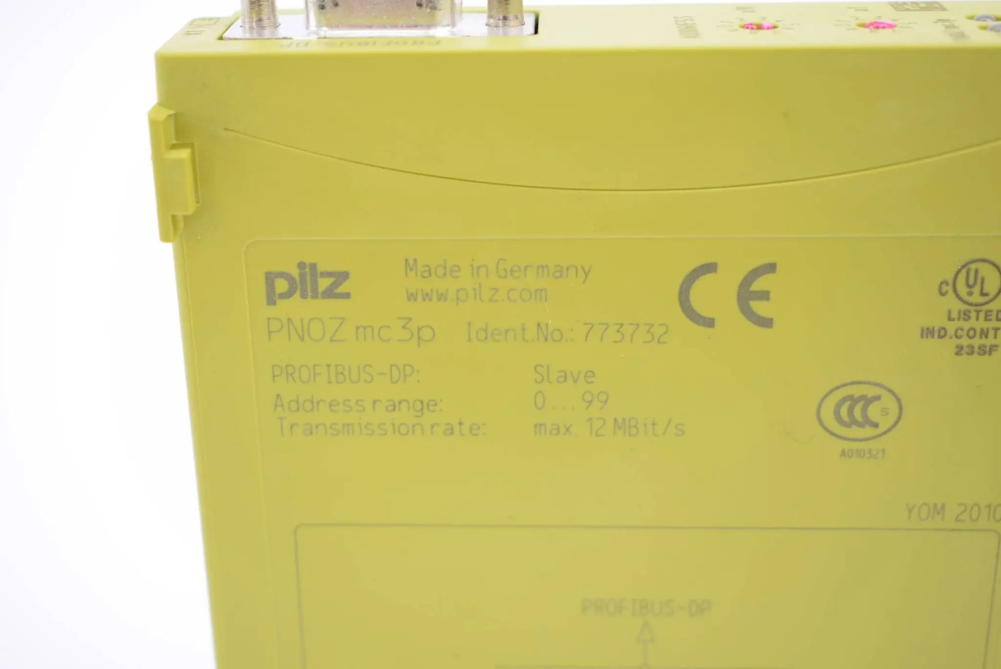 Produktfoto 1 von Pilz Profibus-DP PN0Z MC3P ( 773732 ) PNOZ MC3P