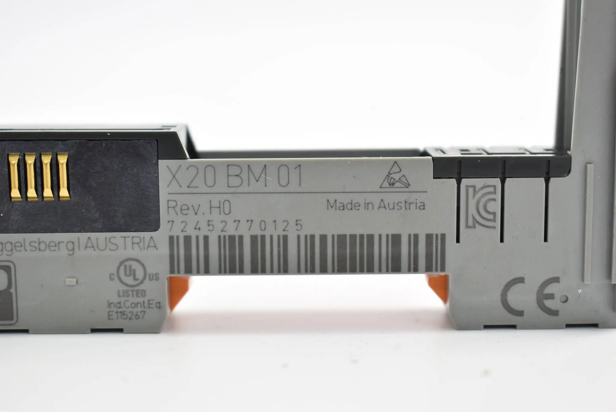 Produktfoto 1 von B&R Automation Einspeisebusmodul 24 VDC X20 BM 01 ( X20BM01 ) Rev. H0