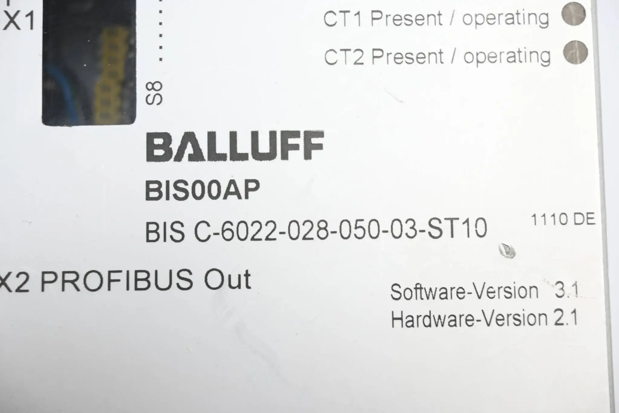 Produktfoto 1 von Balluff RFID Auswerteeinheit BIS00AP ( BIS C-6022-028-050-03-ST10 )