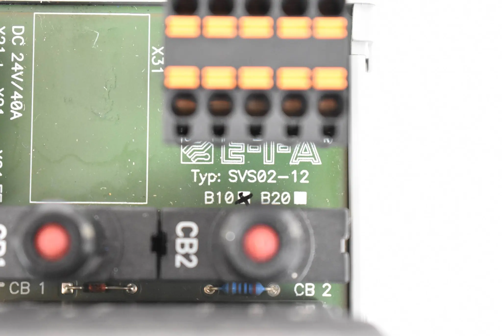 Produktfoto 1 von E-T-A ETA Stromverteilungssystem konfiguriert SVS02-12 inkl. ESX10, SB-S11