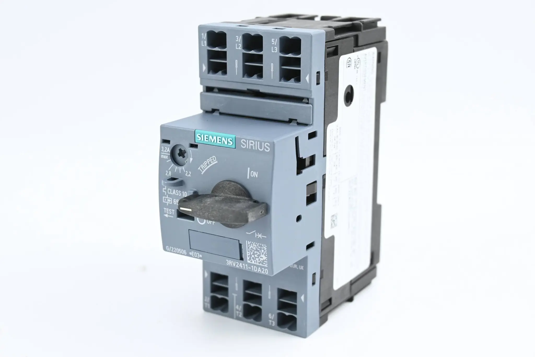 Produktfoto 1 von Siemens Sirius Leistungsschalter 3RV2411-1DA20 ( 3RV2 411-1DA20 )