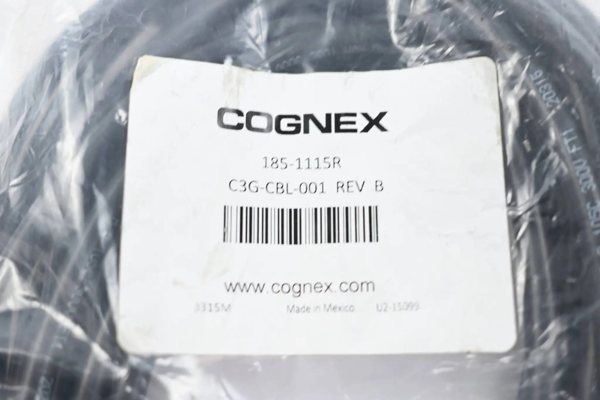 Produktfoto 1 von Cognex Verbindungskabel C3G-CBL-001 ( 185-1115R ) Rev. B