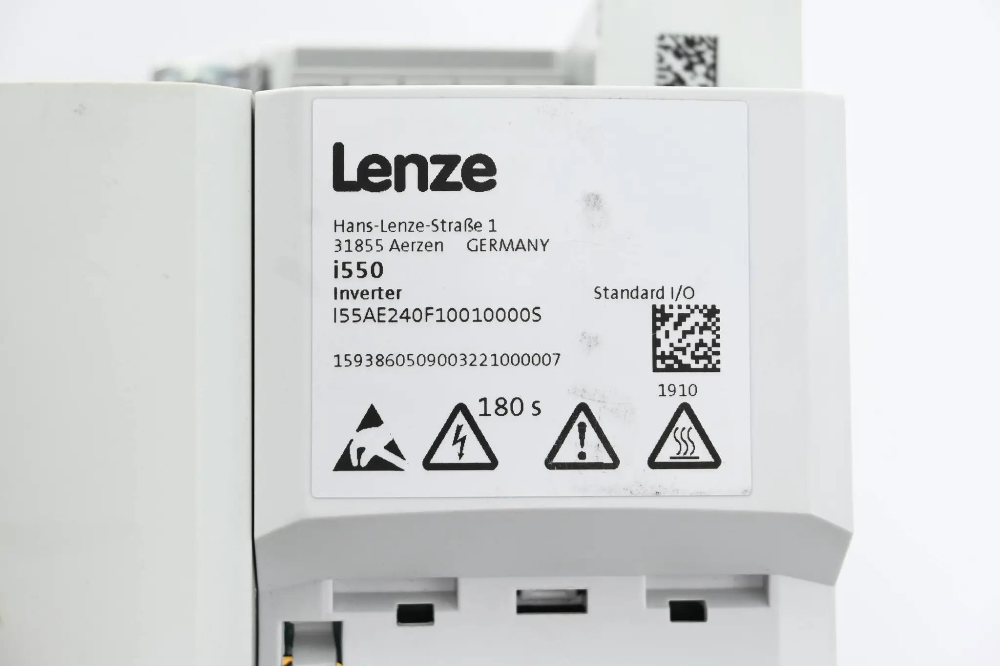 Lenze Inverter i550 I55AE240F10010000S inkl. Control Unit