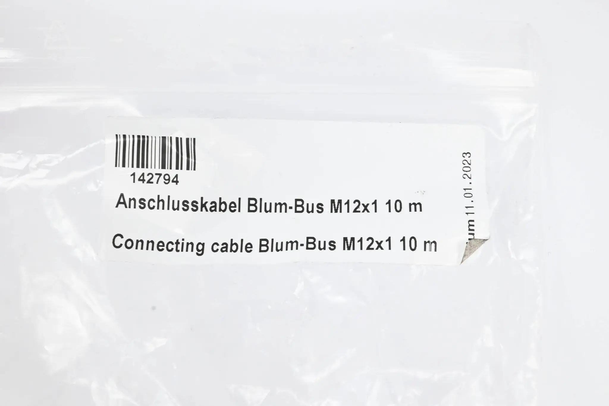 Produktfoto 1 von Blum Anschlusskabel Blum-Bus M12x1 ( 142794 ) 10m