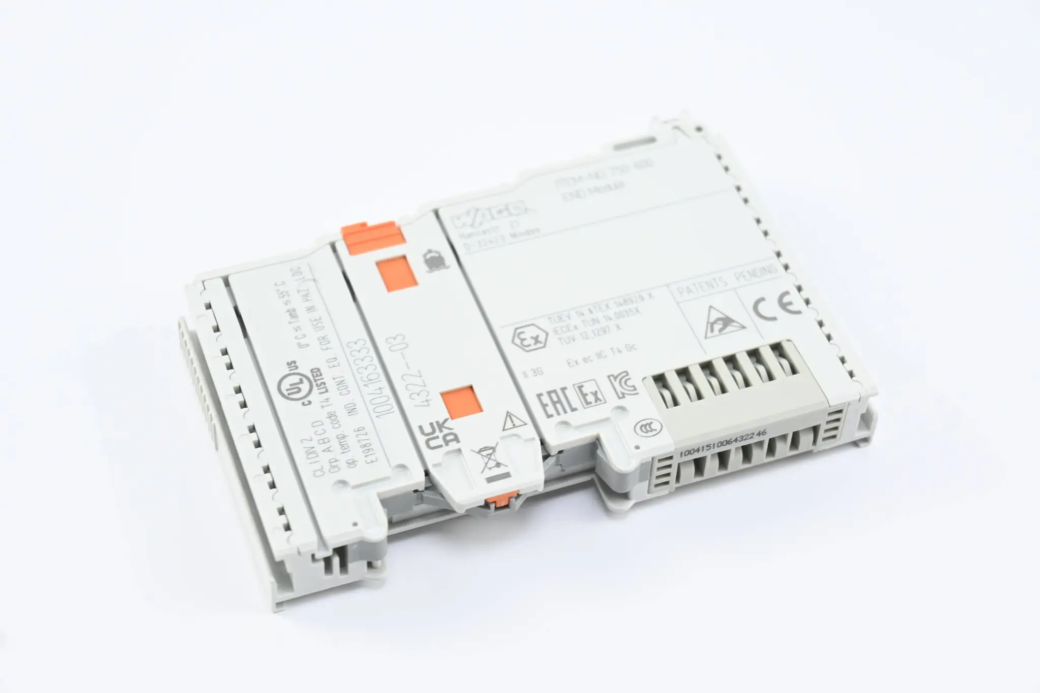 Produktfoto 1 von Wago 10 Stück Endmodul 750-600