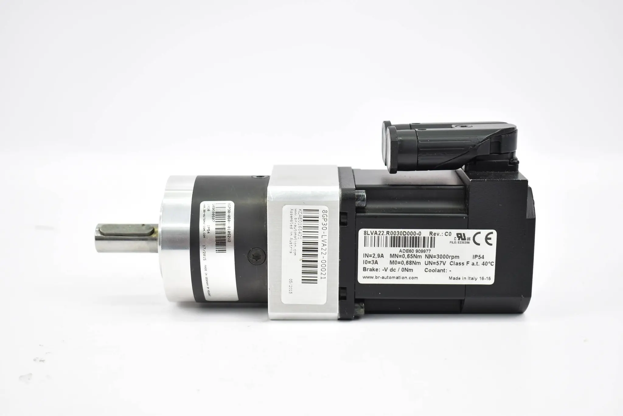 Produktfoto 1 von B&R automation Servomotor 8LVA22.R0030D000-0 Rev. C0