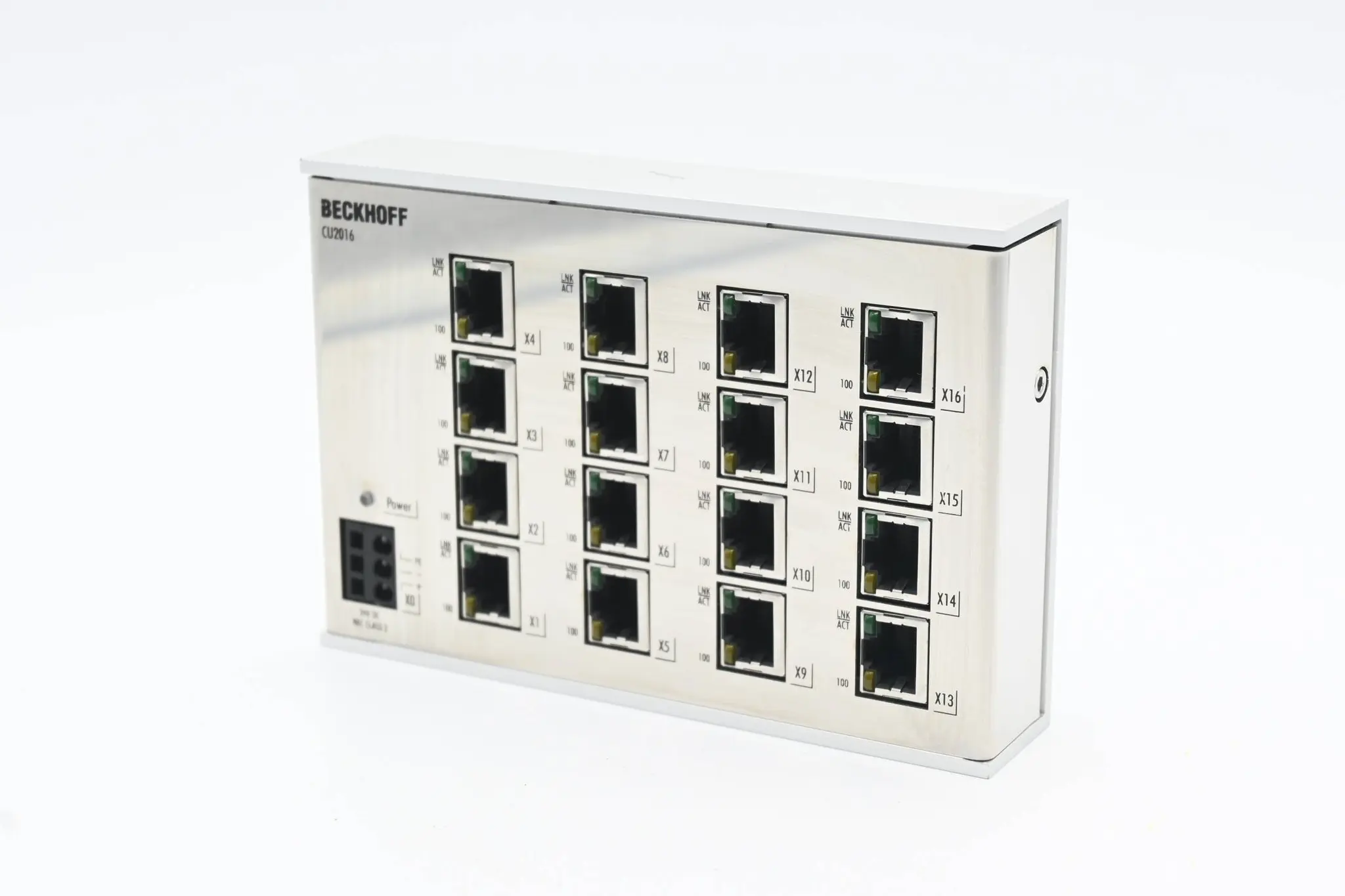 Produktfoto 1 von Beckhoff Infrastruktur 16-Port-Switch CU2016-0000 ( 100 MBit/s 24VDC RH45 )