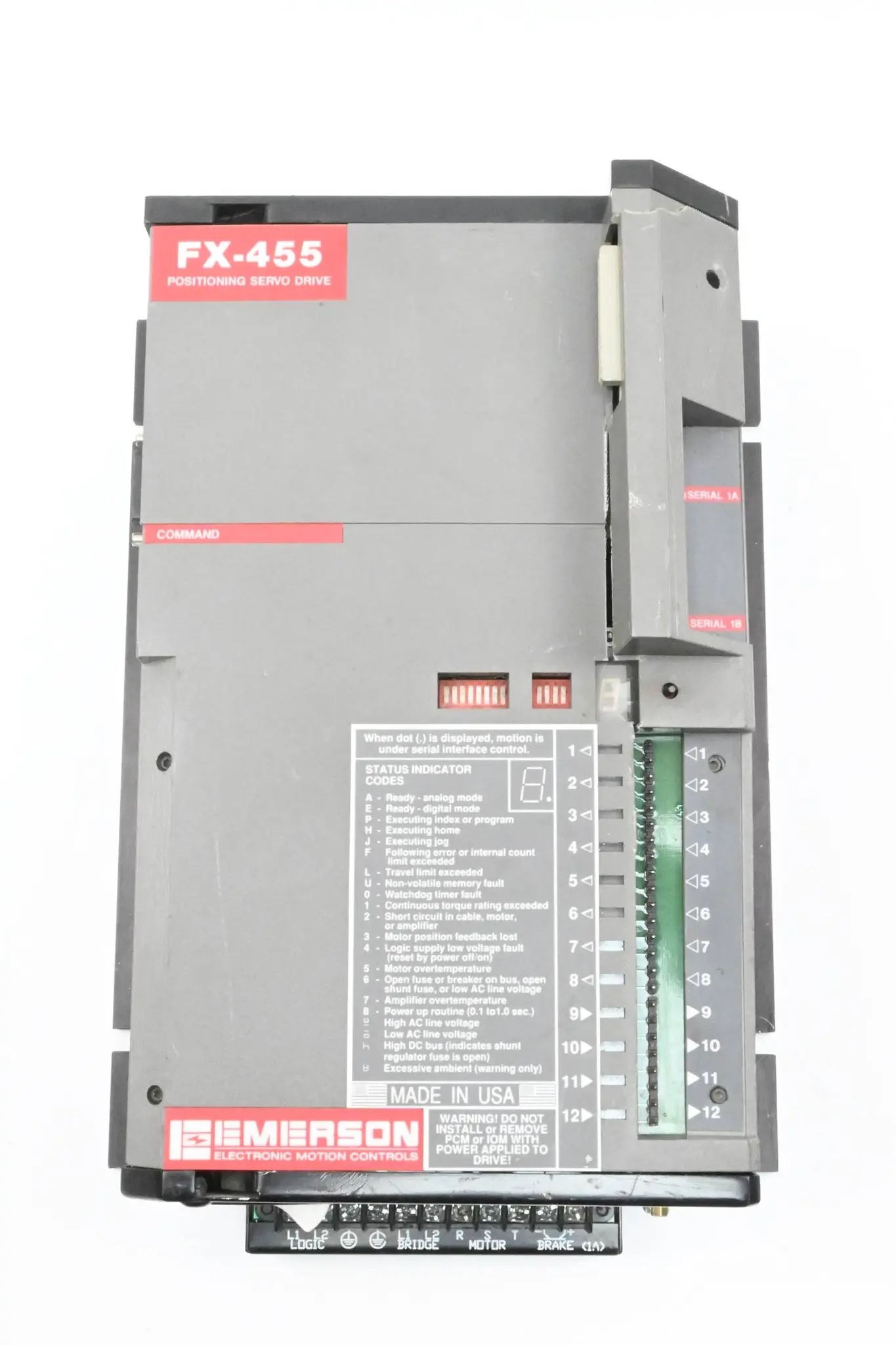 Produktfoto 1 von Emerson  Positioning Servo Drive Motion Control FX-455 ( 960134-01 )