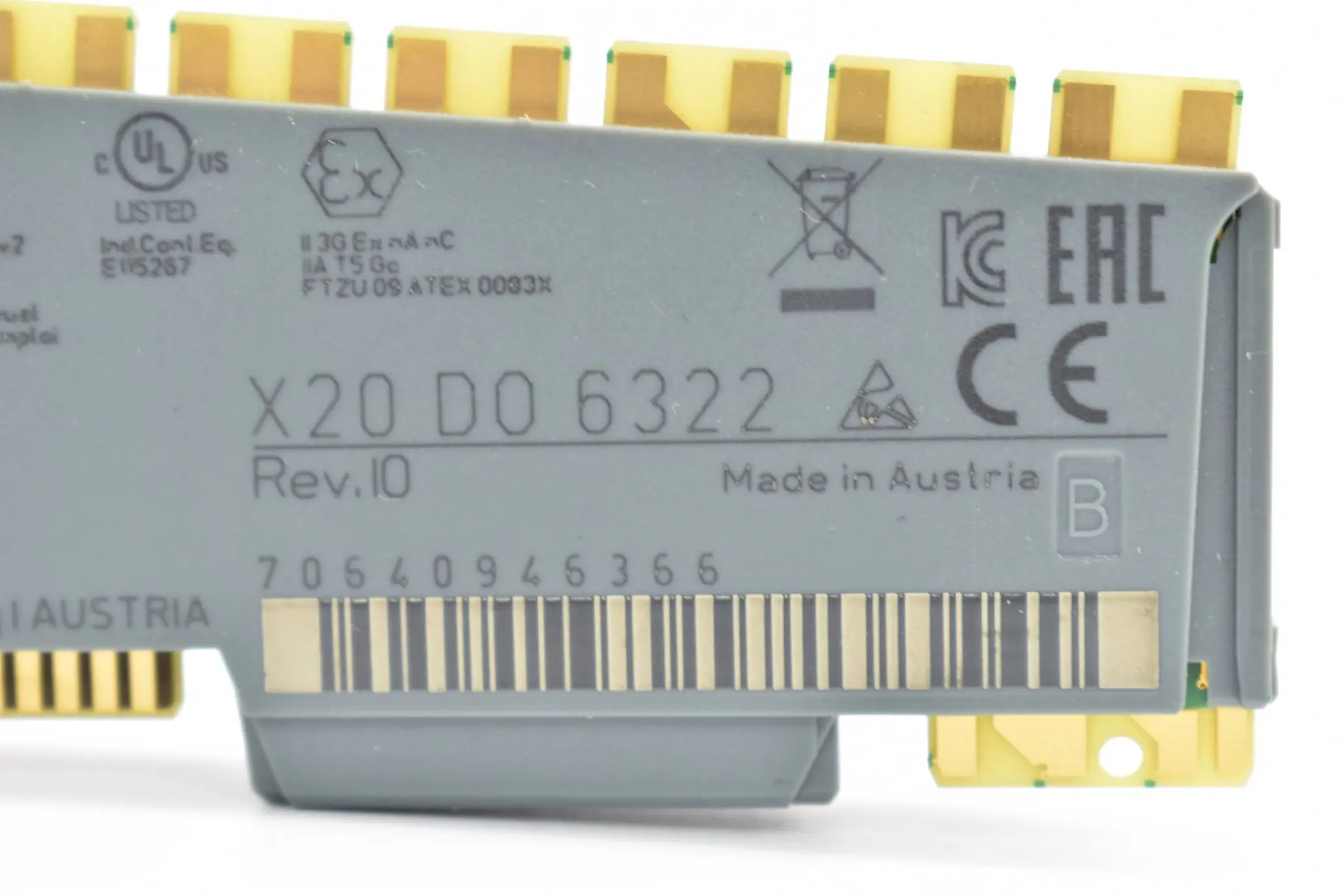 Produktfoto 1 von B&R Automation digitales Ausgangsmodul 24 VDC X20 DO 6322 ( X20DO6322 ) Rev. I0