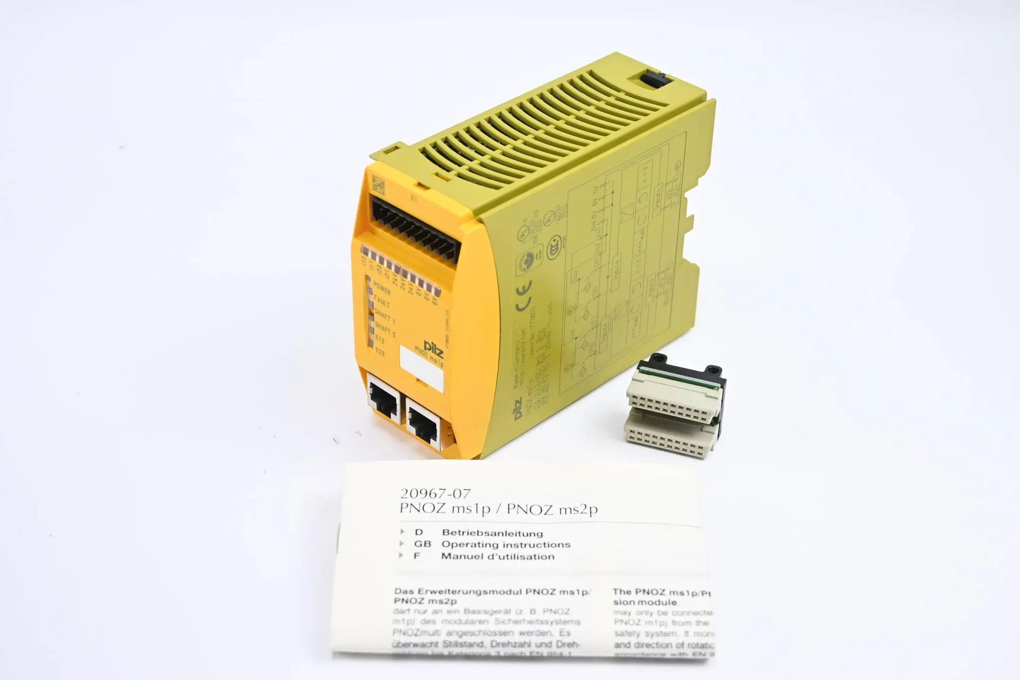 Produktfoto 1 von Pilz Stillstandsüberwachung PNOZ ms1p ( 773800 )