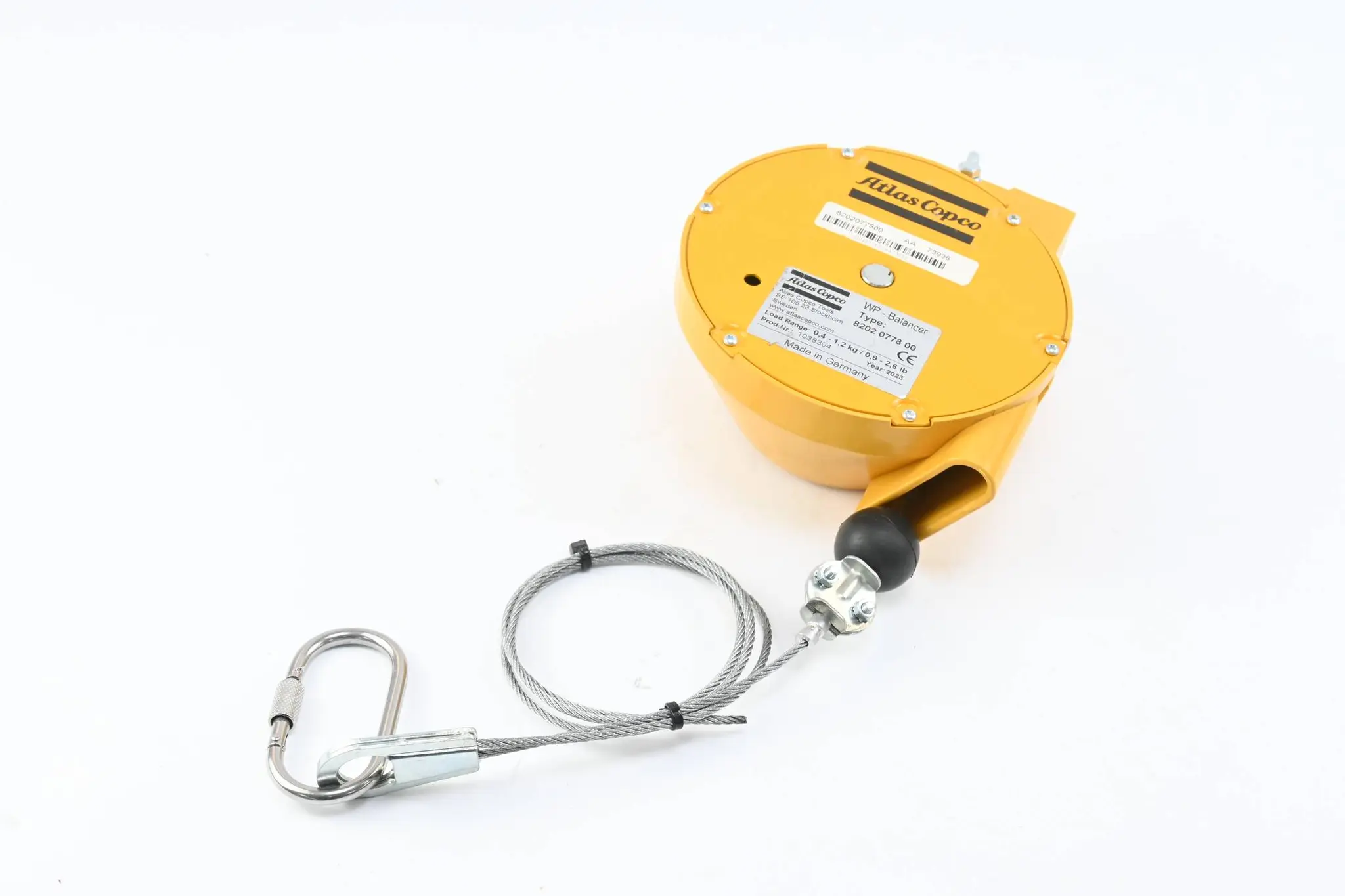 Produktfoto 1 von Atlas Copco WP-Balancer 8202 0778 00 ( 1038304 ) 0,4-1,2kg