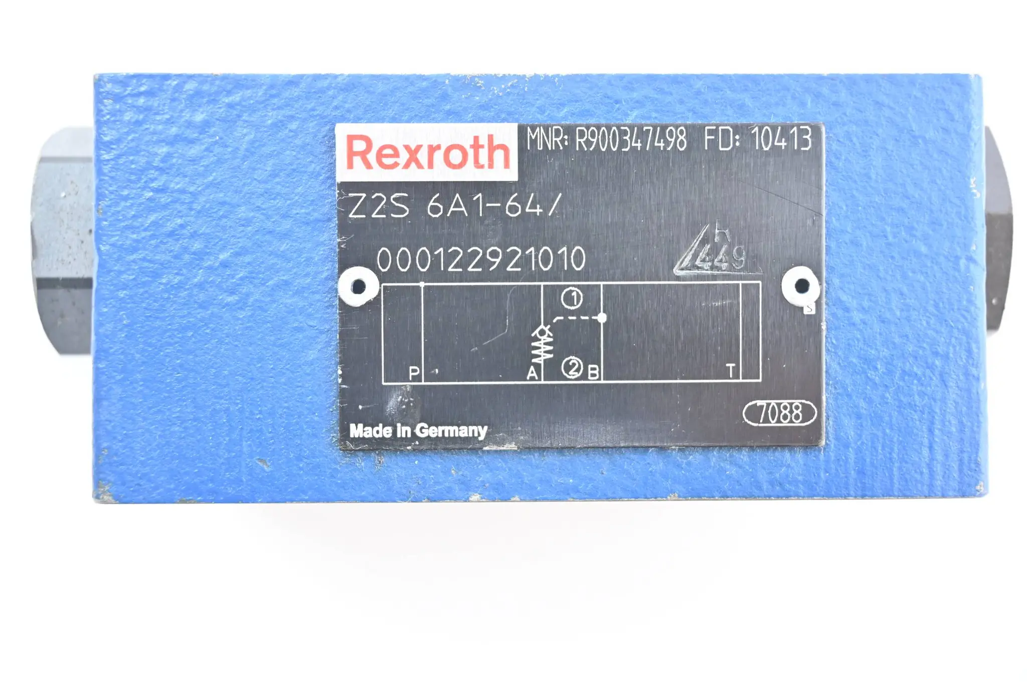 Produktfoto 1 von Rexroth Rückschlagventil-Z Z2S6A1-64/ ( R900347498 )