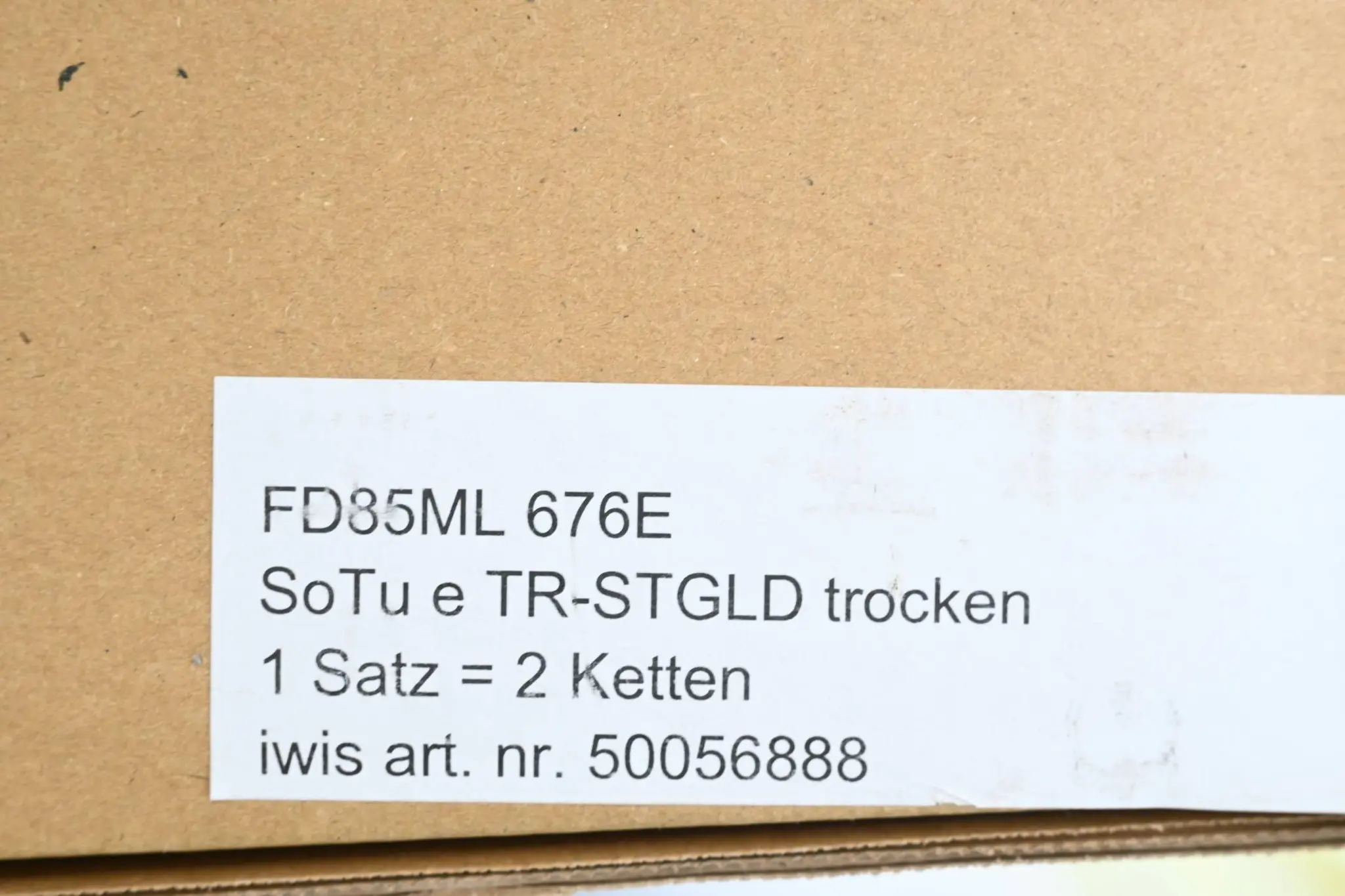 Produktfoto 1 von IWIS Steuerkette FD85ML 676E ( 50056888 ) 1 Satz = 2 Ketten