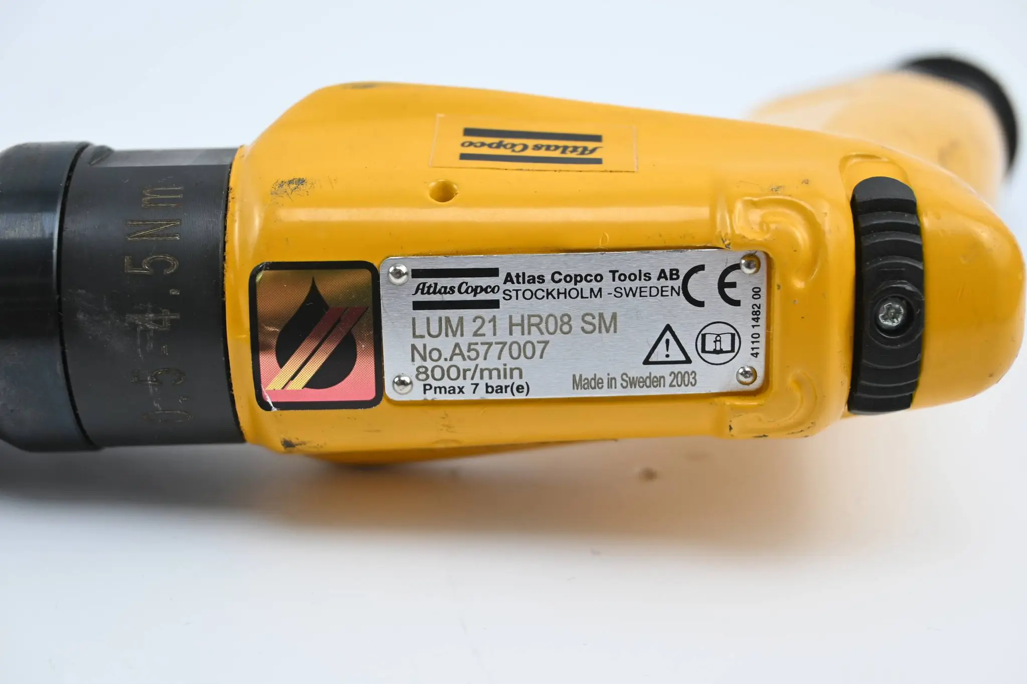Produktfoto 1 von Atlas Copco Druckluft Schraubendreher LUM 21 HR08 SM ( LUM21HR08SM )