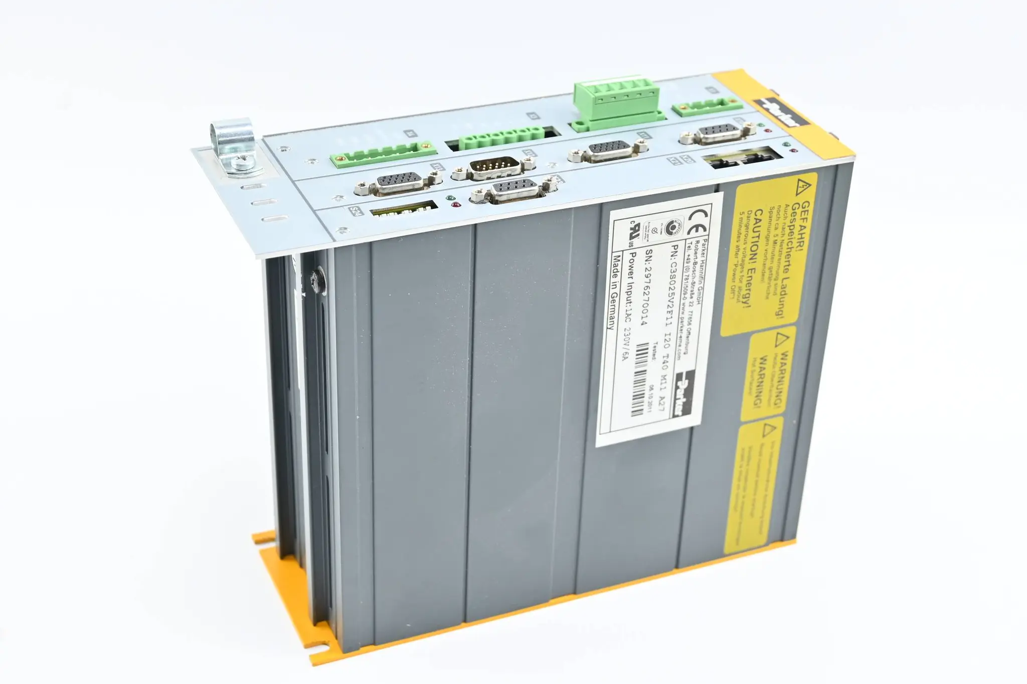Produktfoto 1 von Parker Compax3 Servo Drive C3S025V2F11 C3S025V2F11I20T40M11A27