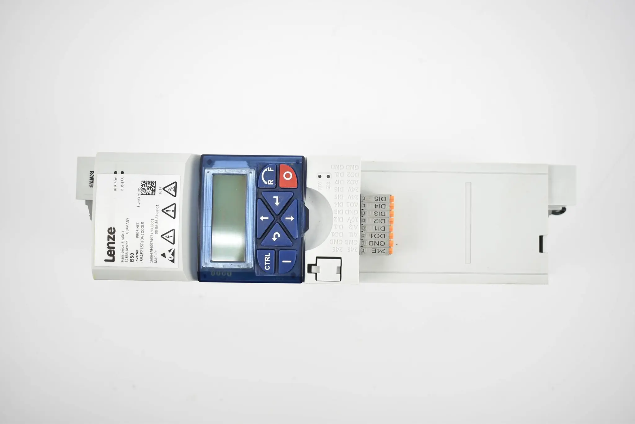 Lenze i550 Frequenzumrichter I55AE215F10V1000LS ( 1,5kW ) inkl. Bediengerät