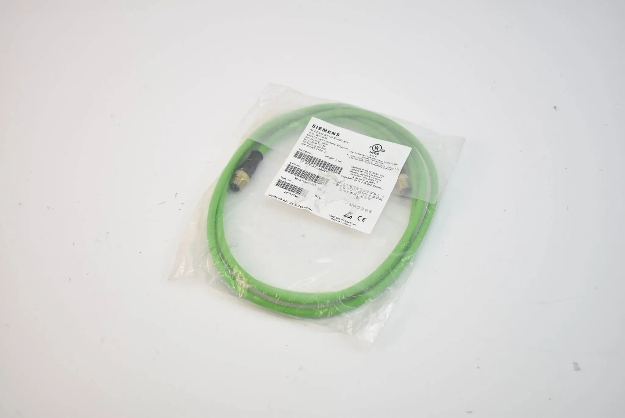 Produktfoto 1 von Siemens Simatic NET Industrial Ethernet 2 m 6XV1870-8AH20 ( 6XV1 870-8AH20 )