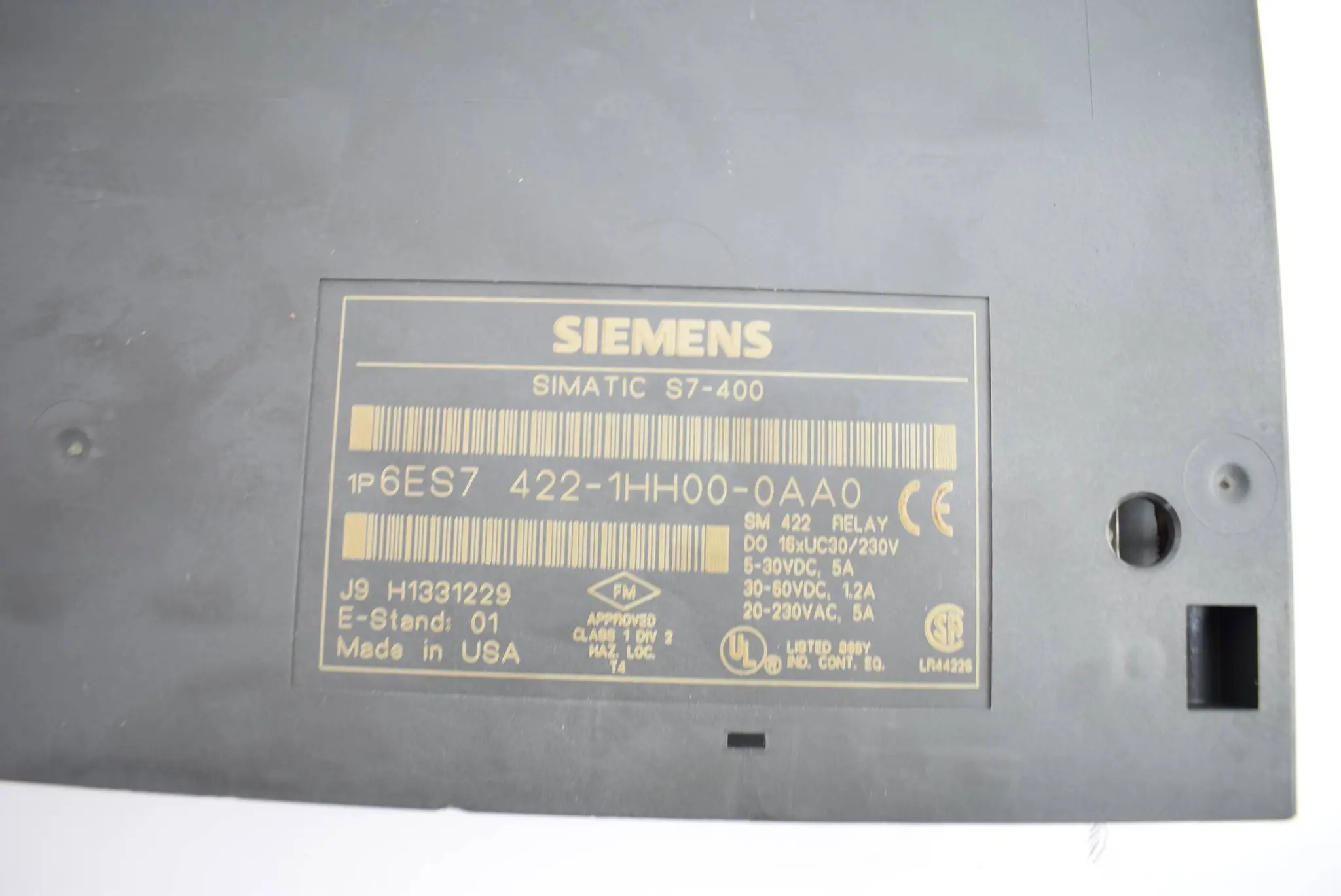 Produktfoto 1 von Siemens simatic S7-400 6ES7 422-1HH00-0AA0 ( 6ES7422-1HH00-0AA0 )