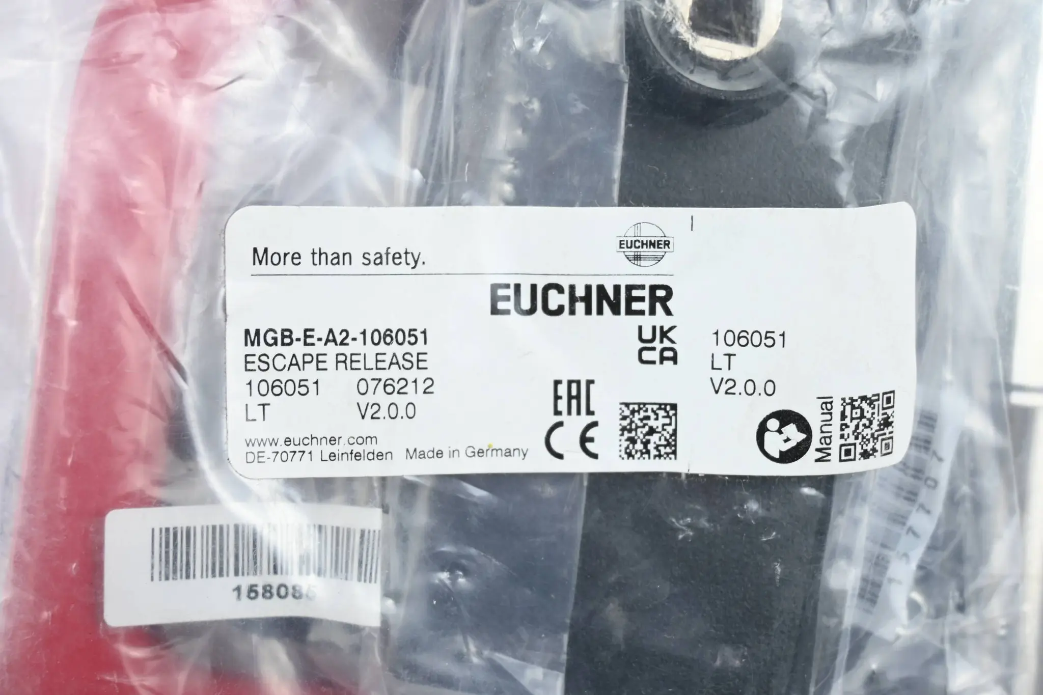 Produktfoto 1 von Euchner Fluchtentriegelungsmodul MGB-E-A2-106051 ( 106051 )